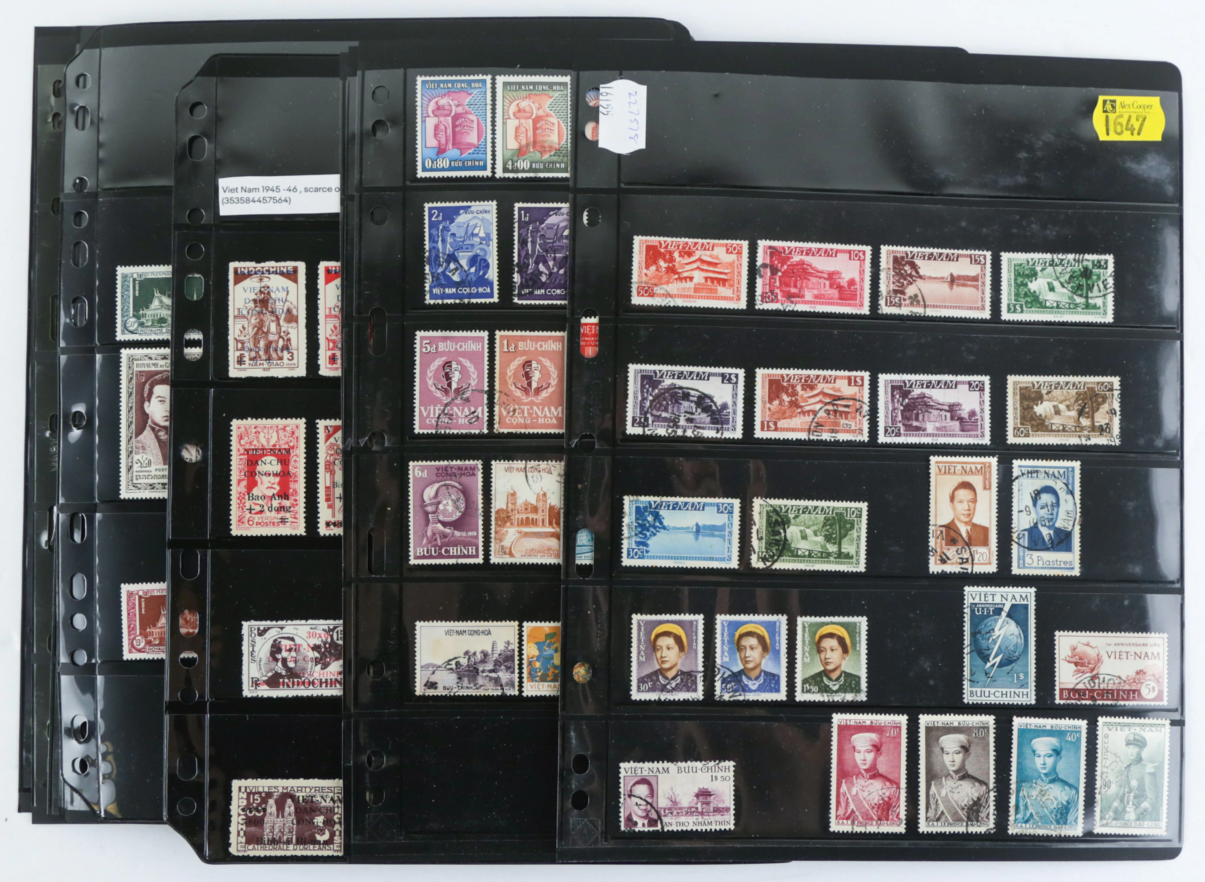 Vietnam, Cambodia & Laos: Postage Stamps