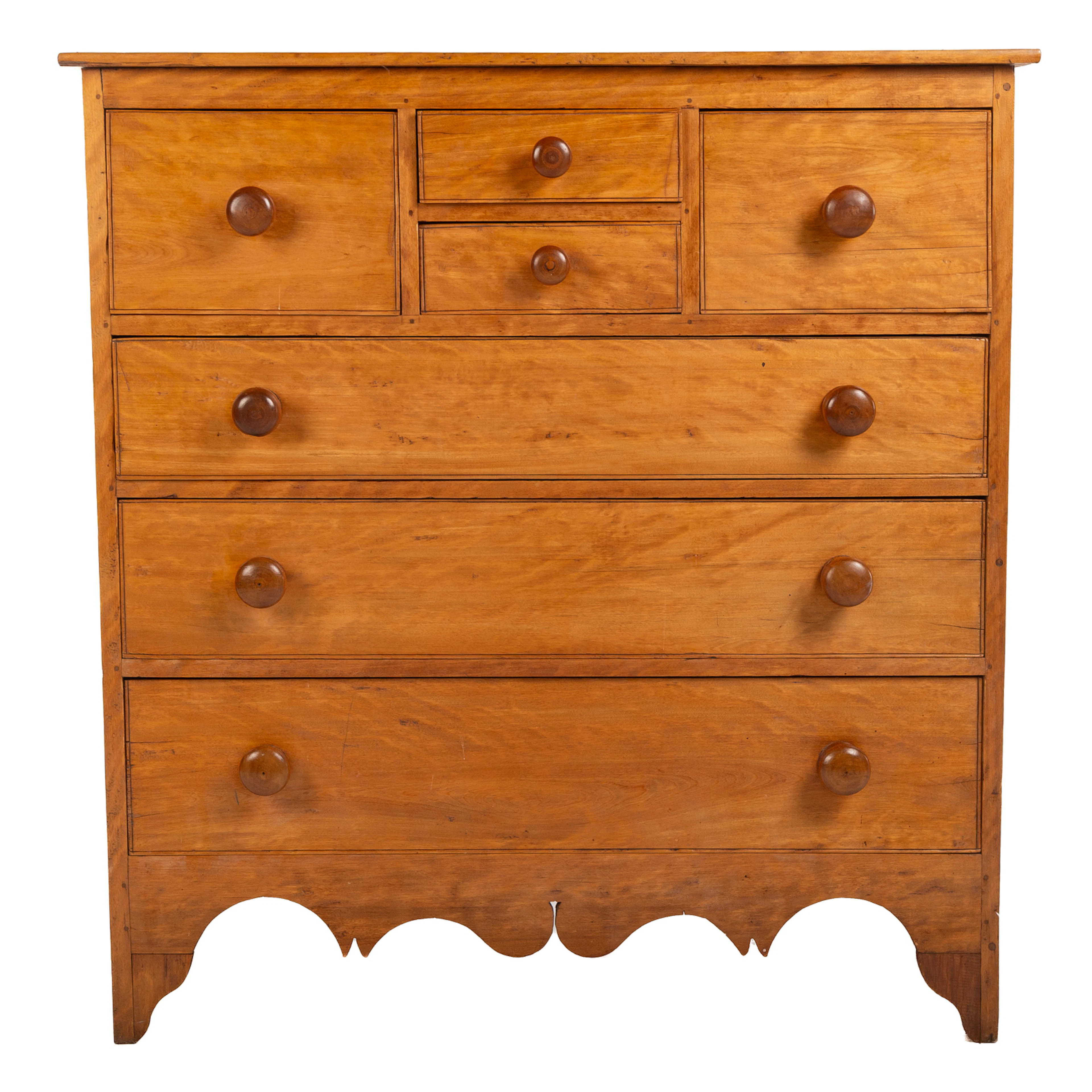 Federal Style Maple Chest of Drawers