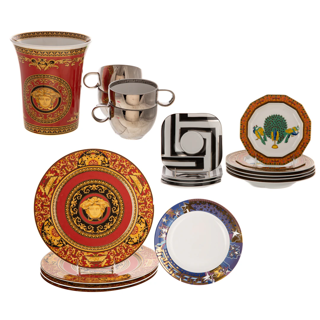 Group of Versace for Rosenthal Porcelain Tableware