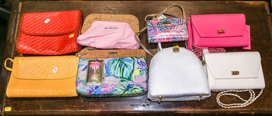 A Group of Lilly Pulitzer Handbags