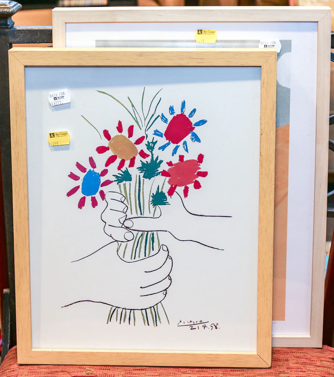 Pablo Picasso & Alja Horvat Framed Prints