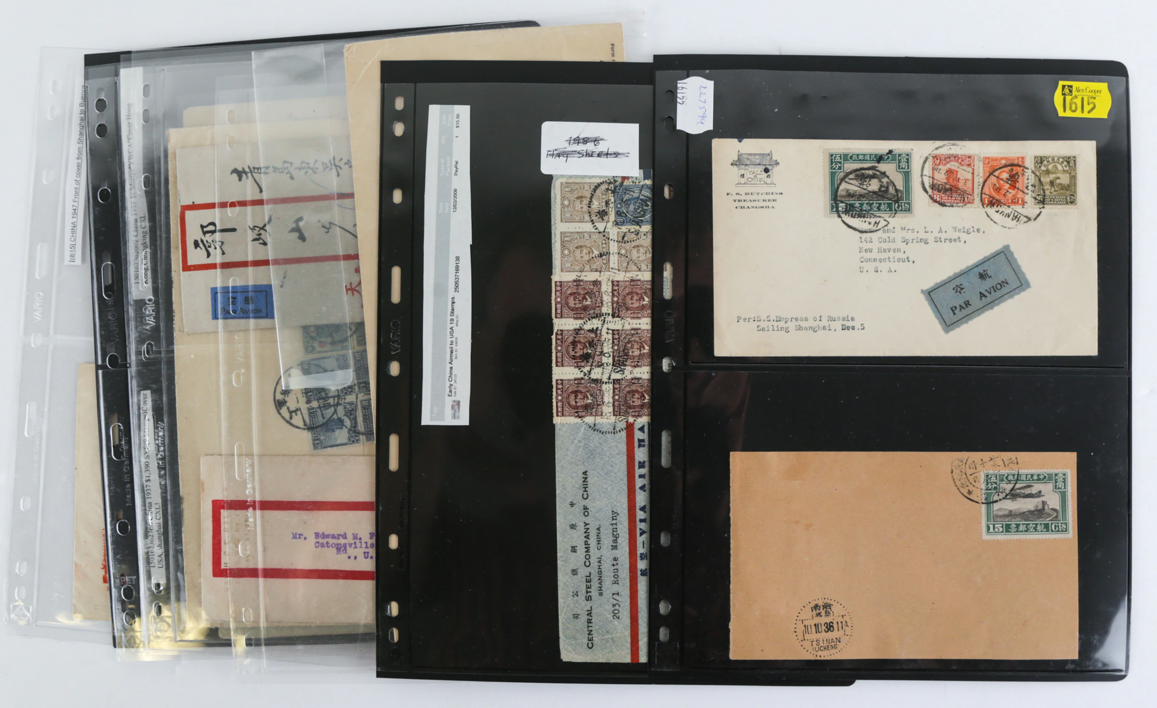 China: A Selection of Stamped Covers