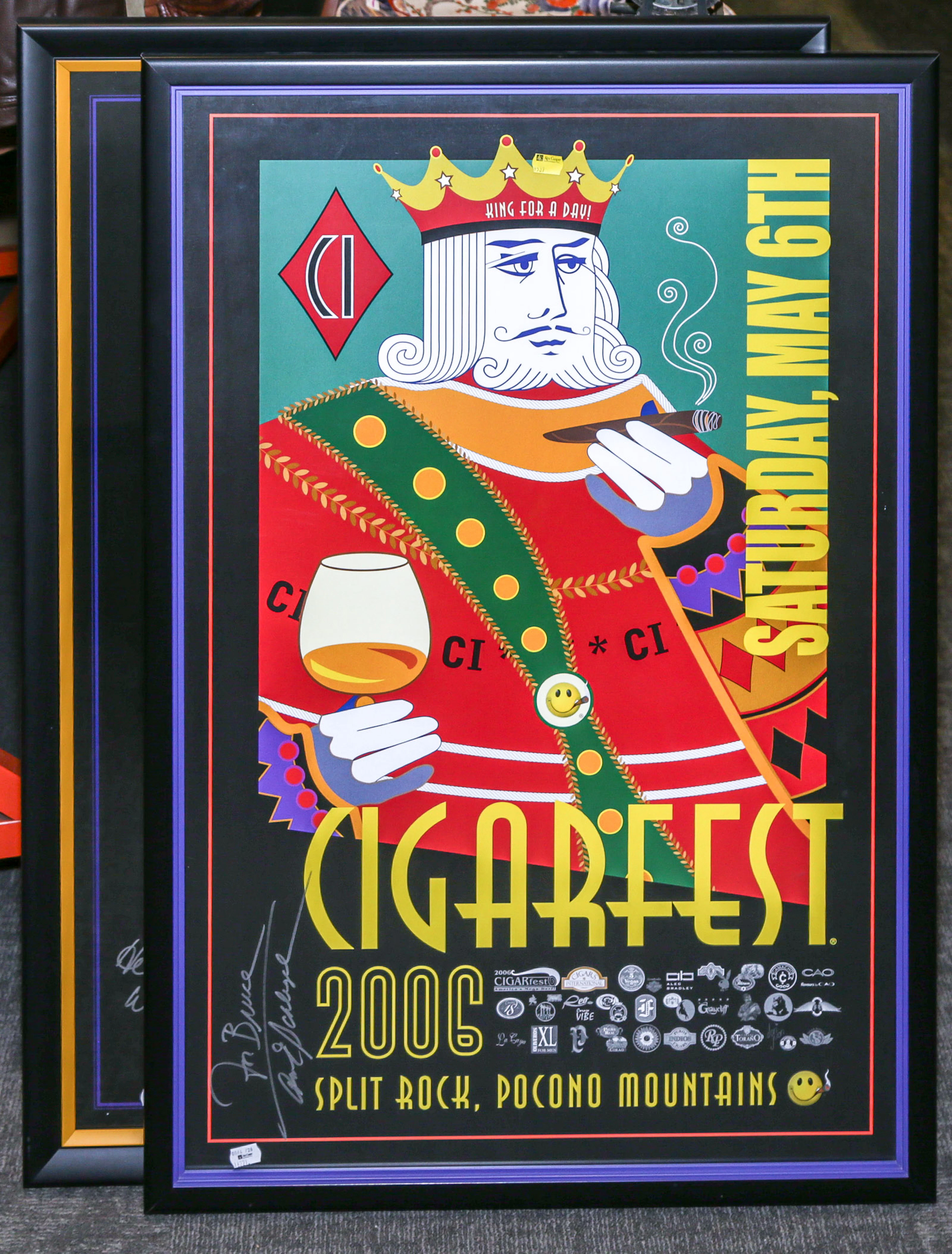 Two Signed Cigarfest Posters