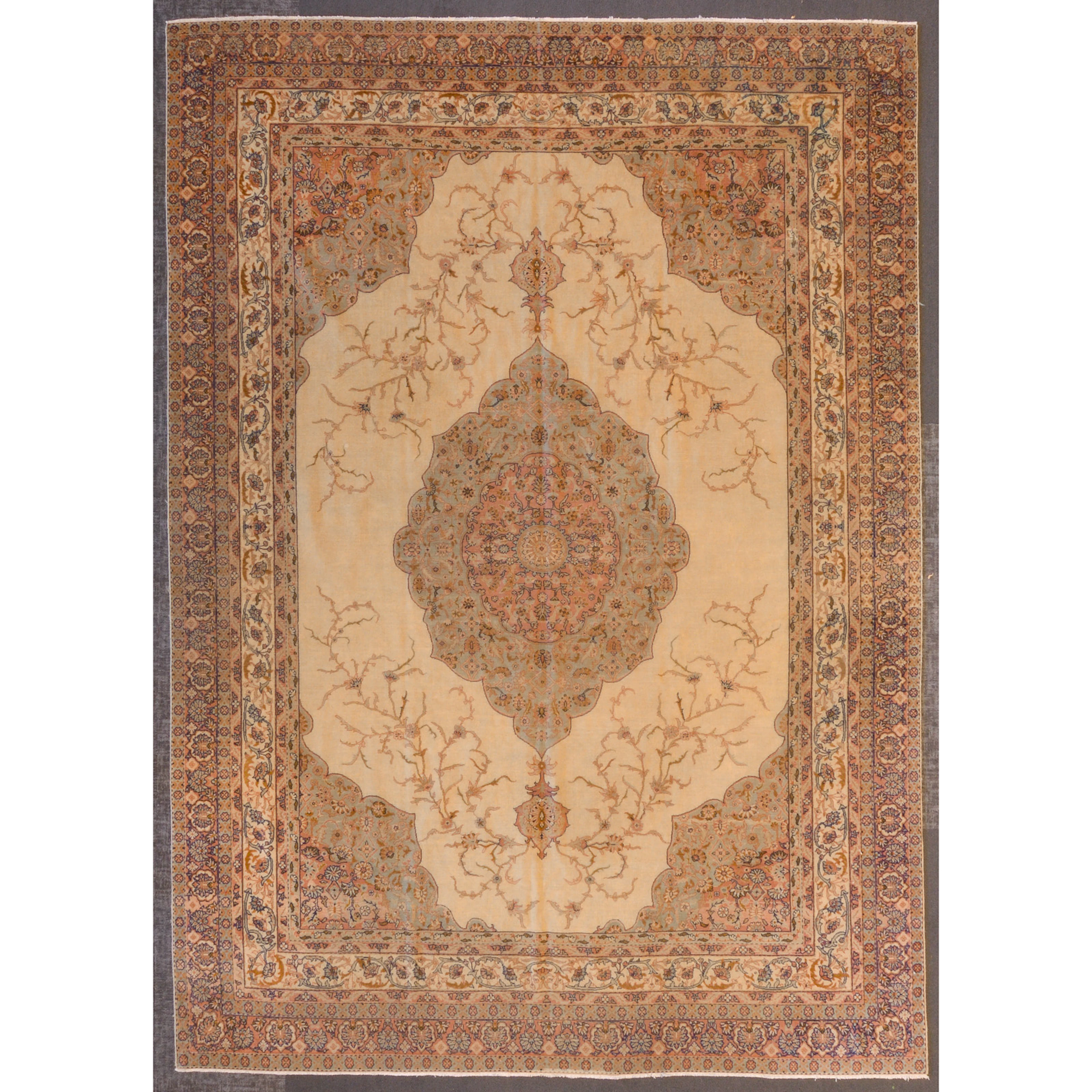 Antique Tabriz Rug, Persia, 8.4 x 11.9