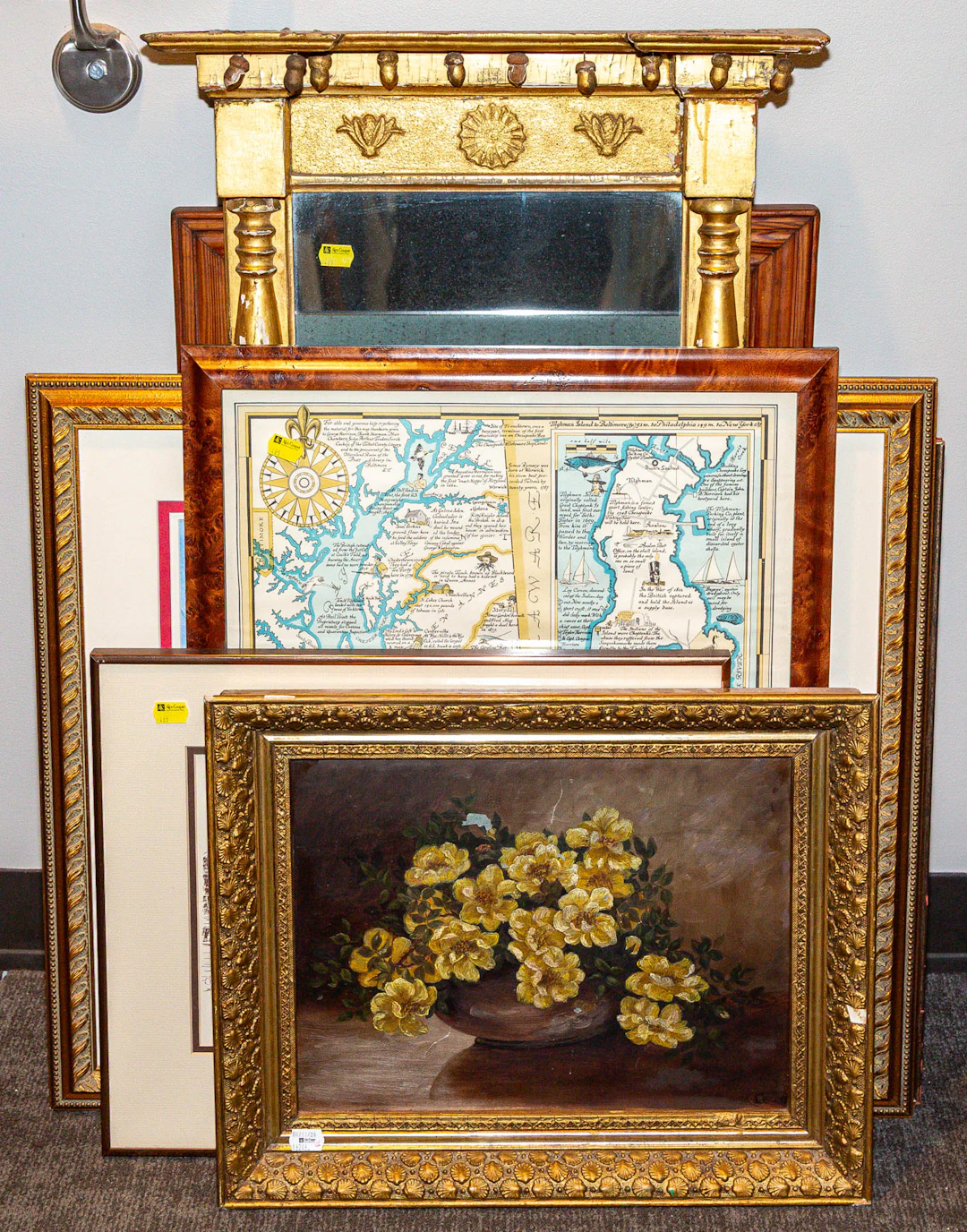 Assortment of Framed Items
