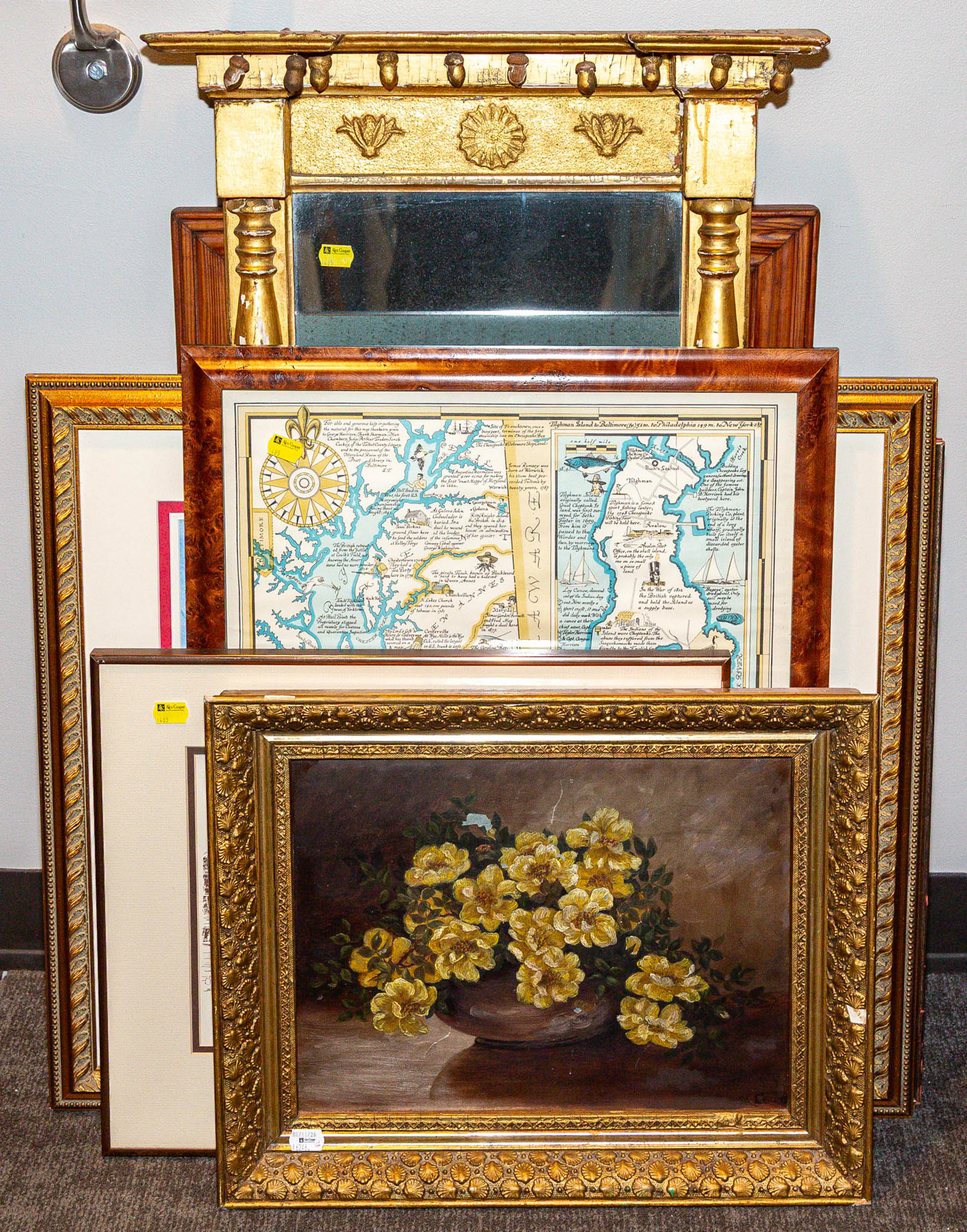 Assortment of Framed Items