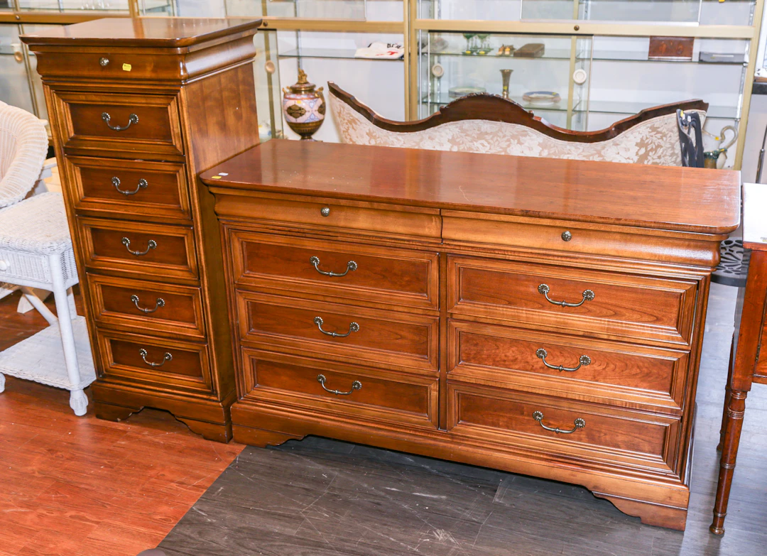 A French Provincial Style Dresser & Lingerie Chest