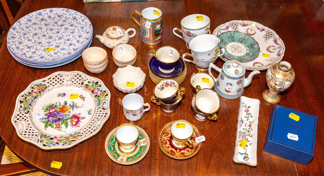 A Royal Vienna Cann & Other Porcelain Ware