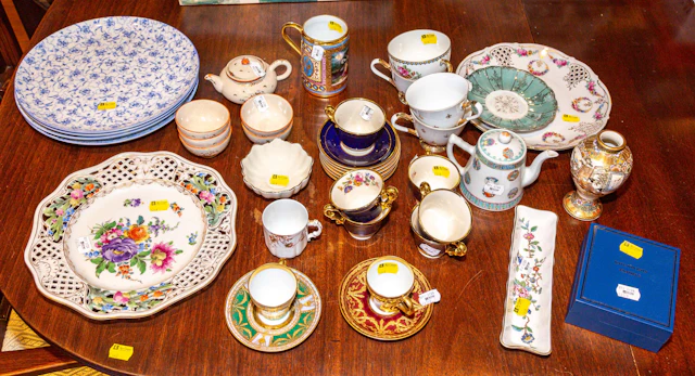 A Royal Vienna Cann & Other Porcelain Ware