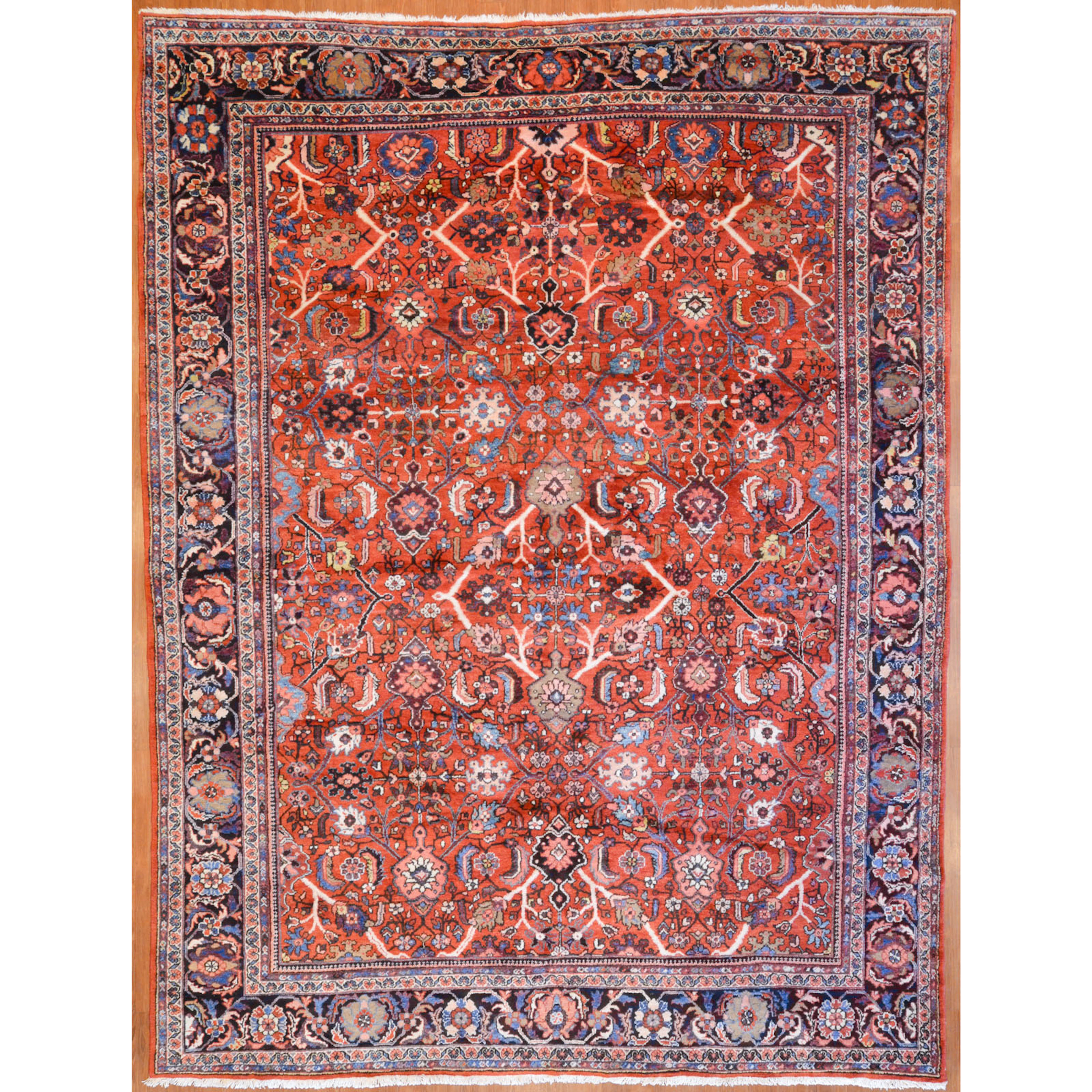 Mahal Carpet, Persia, 9.2 x 12