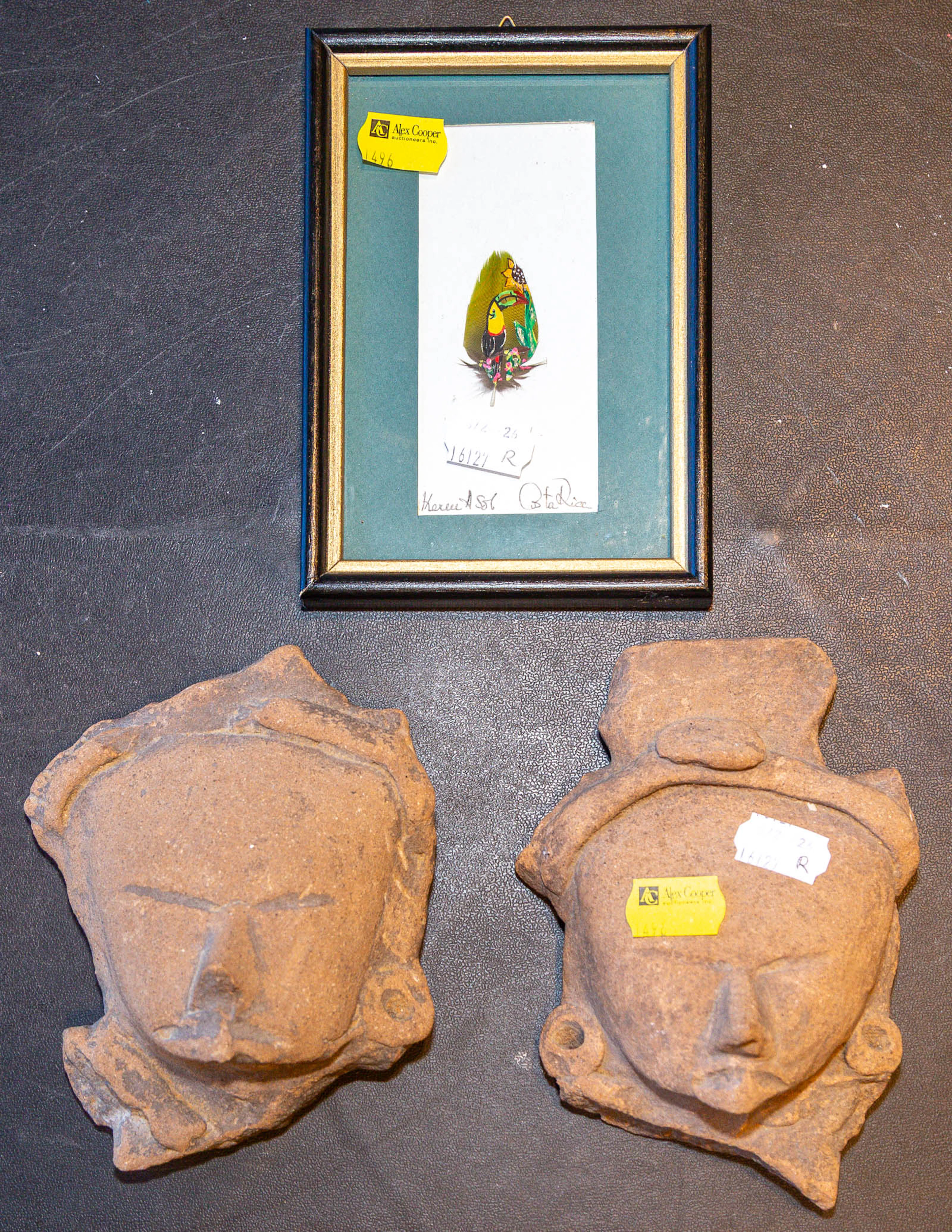 Two Pre-Columbian Terracotta Pottery Fragments