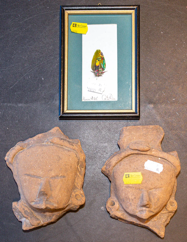 Two Pre-Columbian Terracotta Pottery Fragments