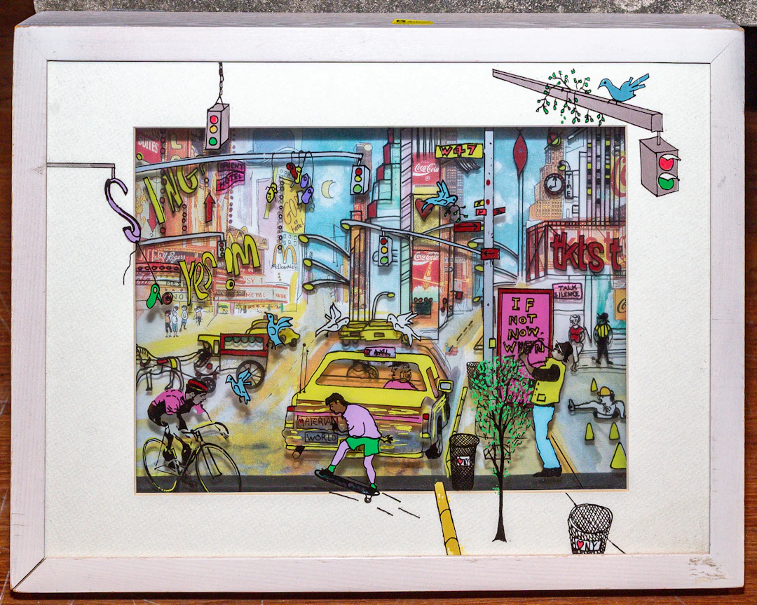 Jean-Pierre Weill. "New York Summer," vitreograph