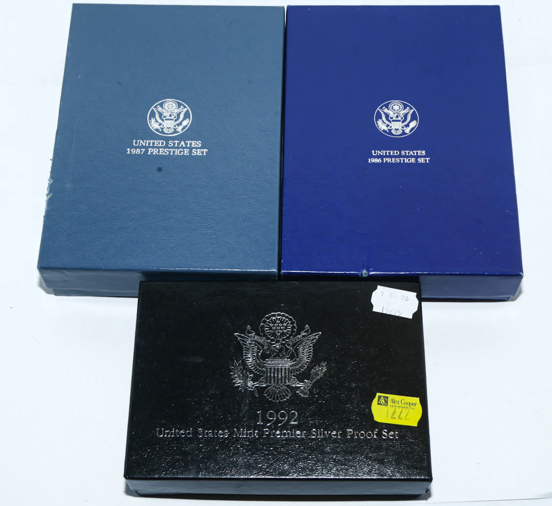 1986-87 Prestige Proof Set & 1992 Premier Proof