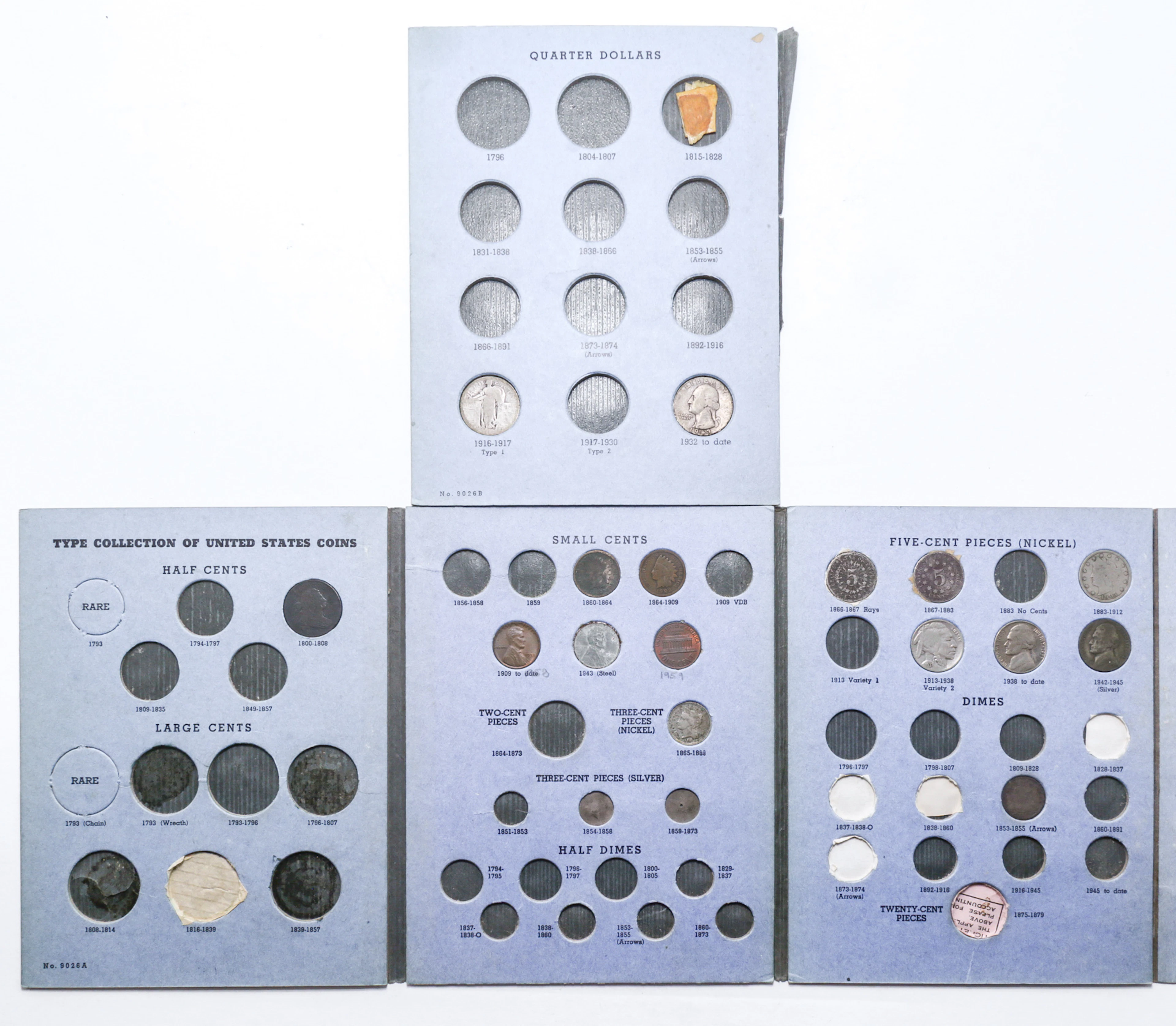 Old Partial US Type Set