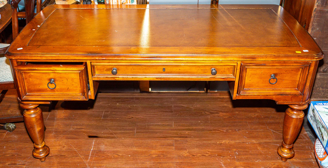 A French Provincial Style Cherry Writing Table