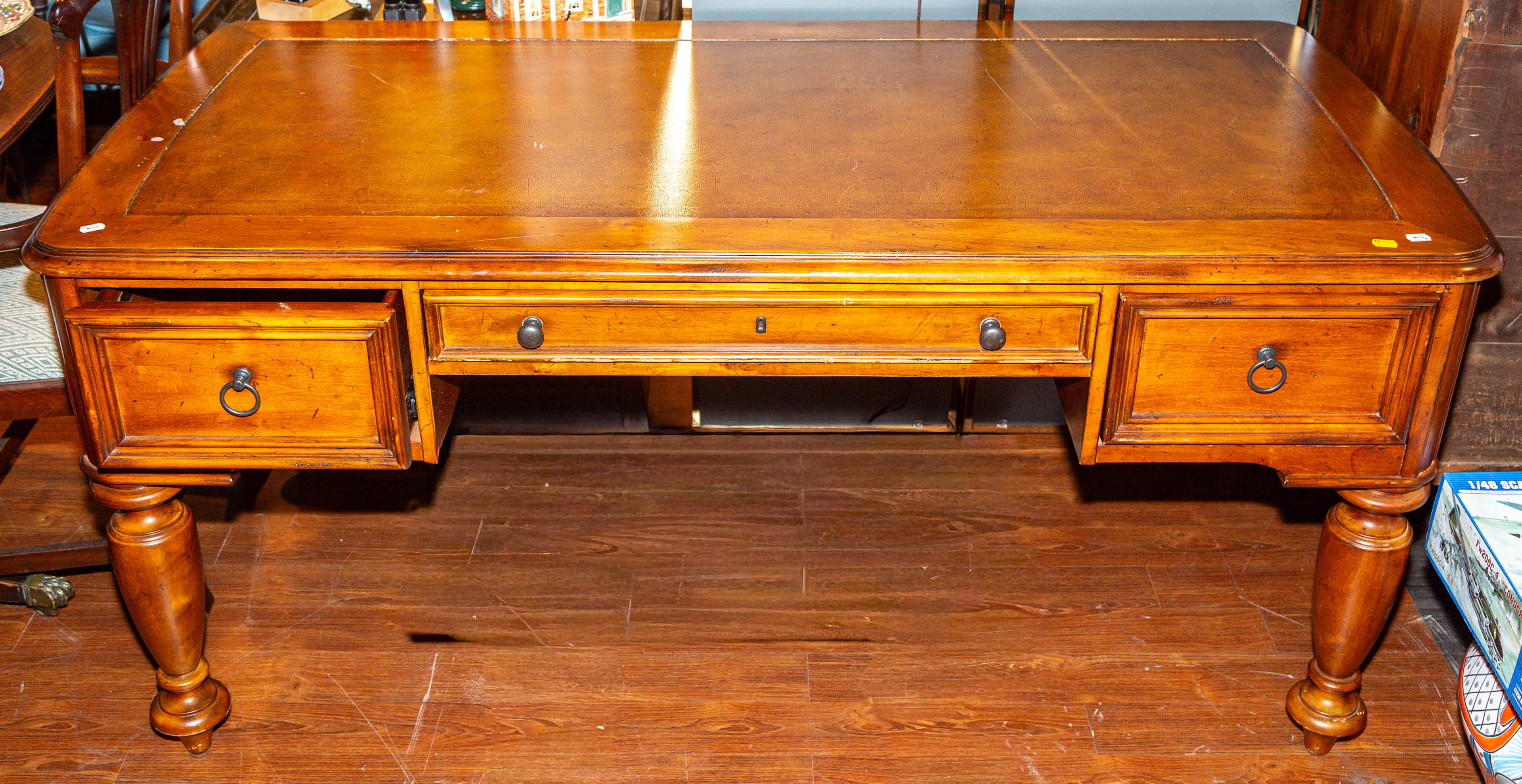 A French Provincial Style Cherry Writing Table