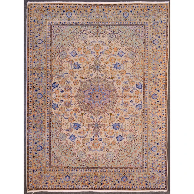 Isfahan Carpet, Persia, 10.1 x 13.4