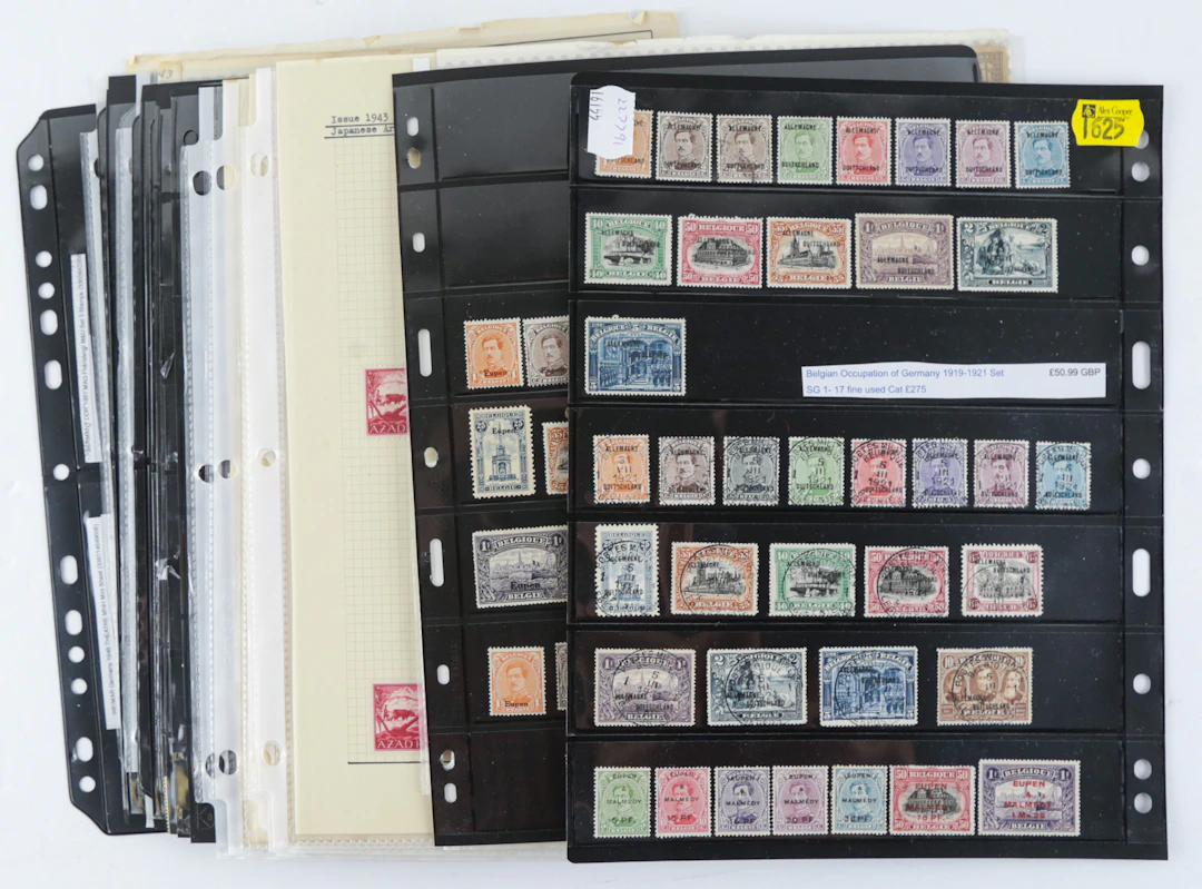 German Occupation & Plebiscite Postage Stamps