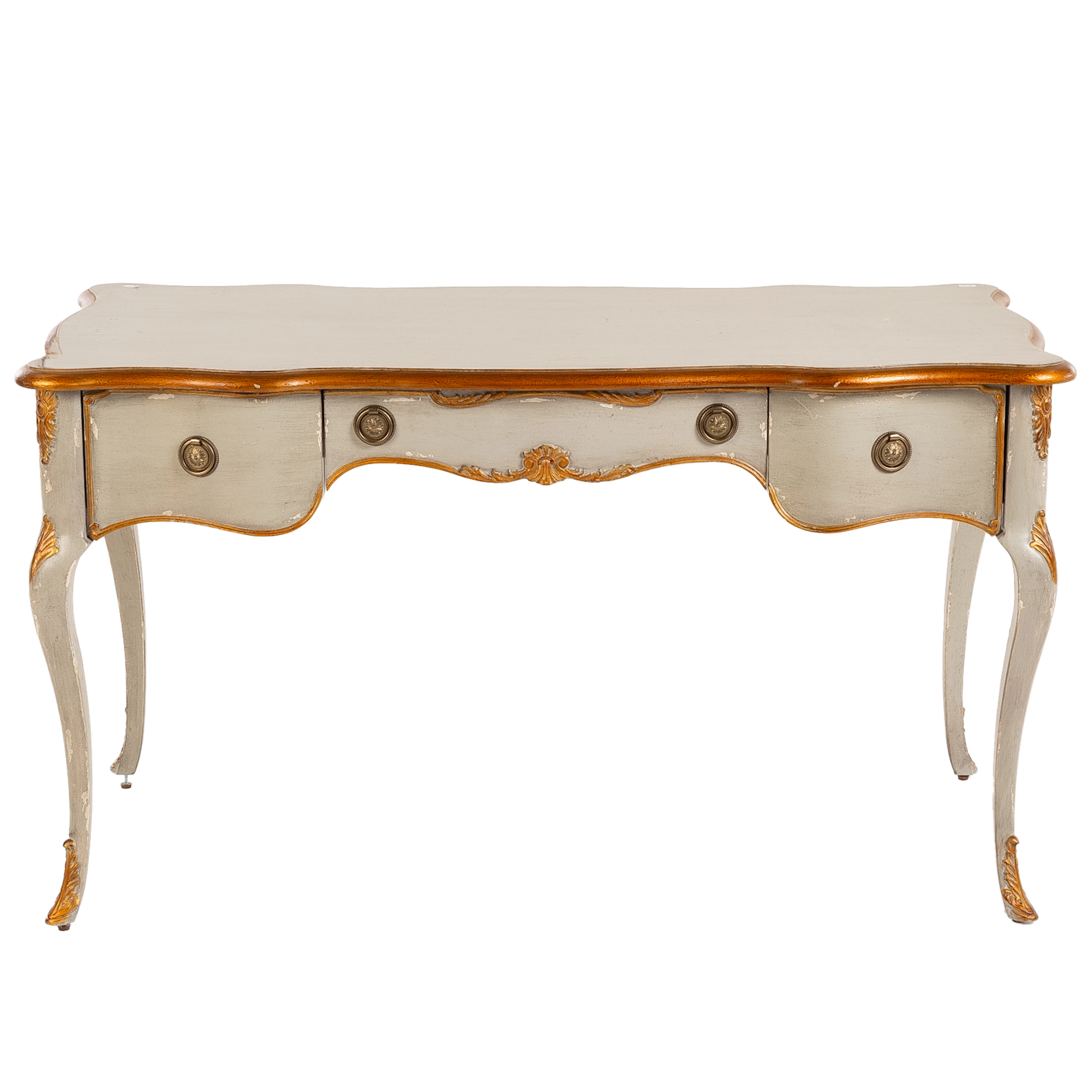 Hooker Painted & Partial Gilt Writing Desk