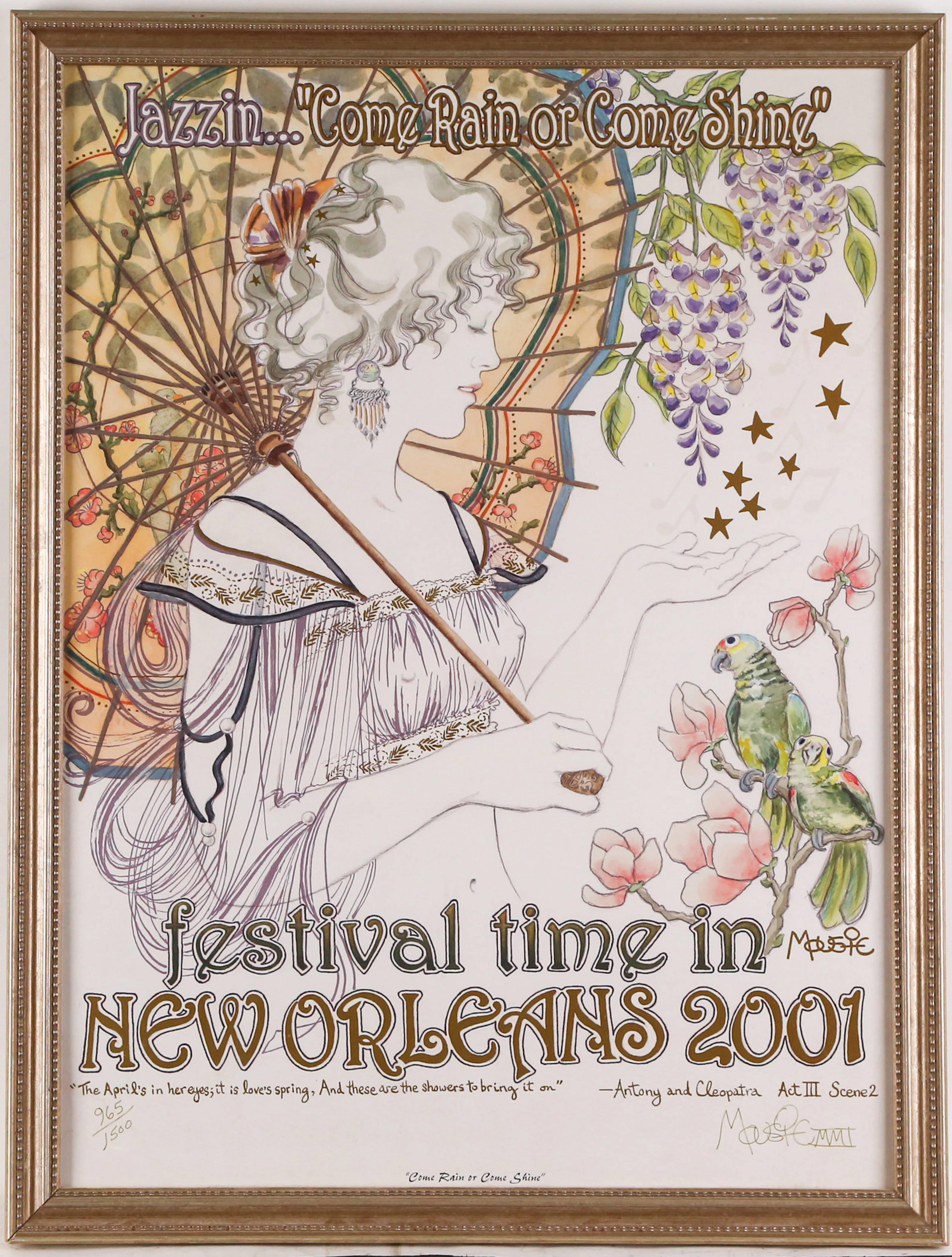 Mousie Clark. 2001 New Orleans Poster