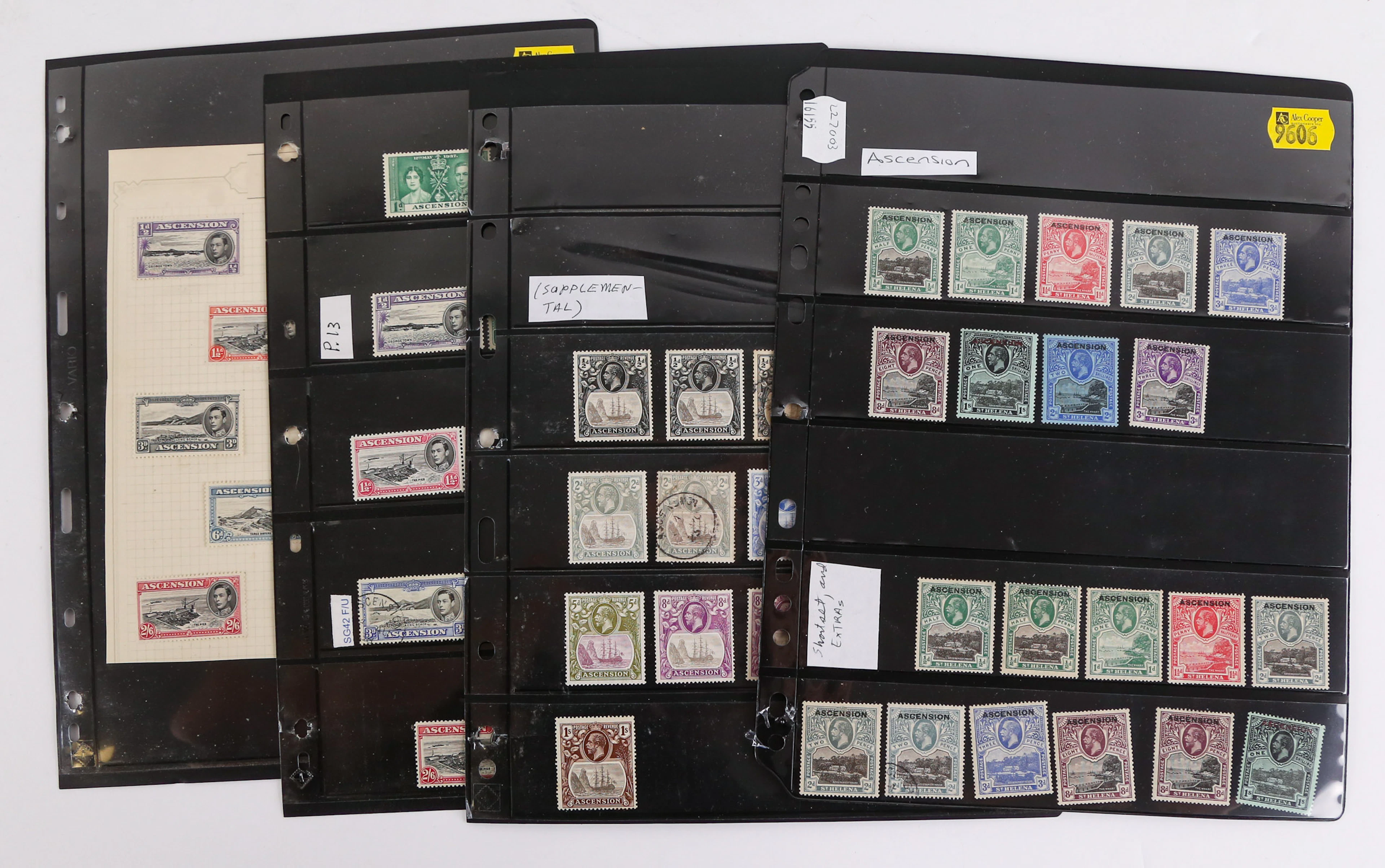 Ascension: Postage Stamps, 1922-1952
