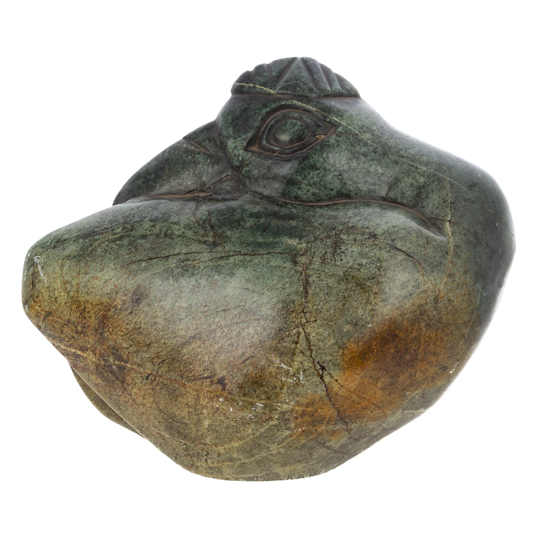 A Hardstone Bird-Form Sculpture