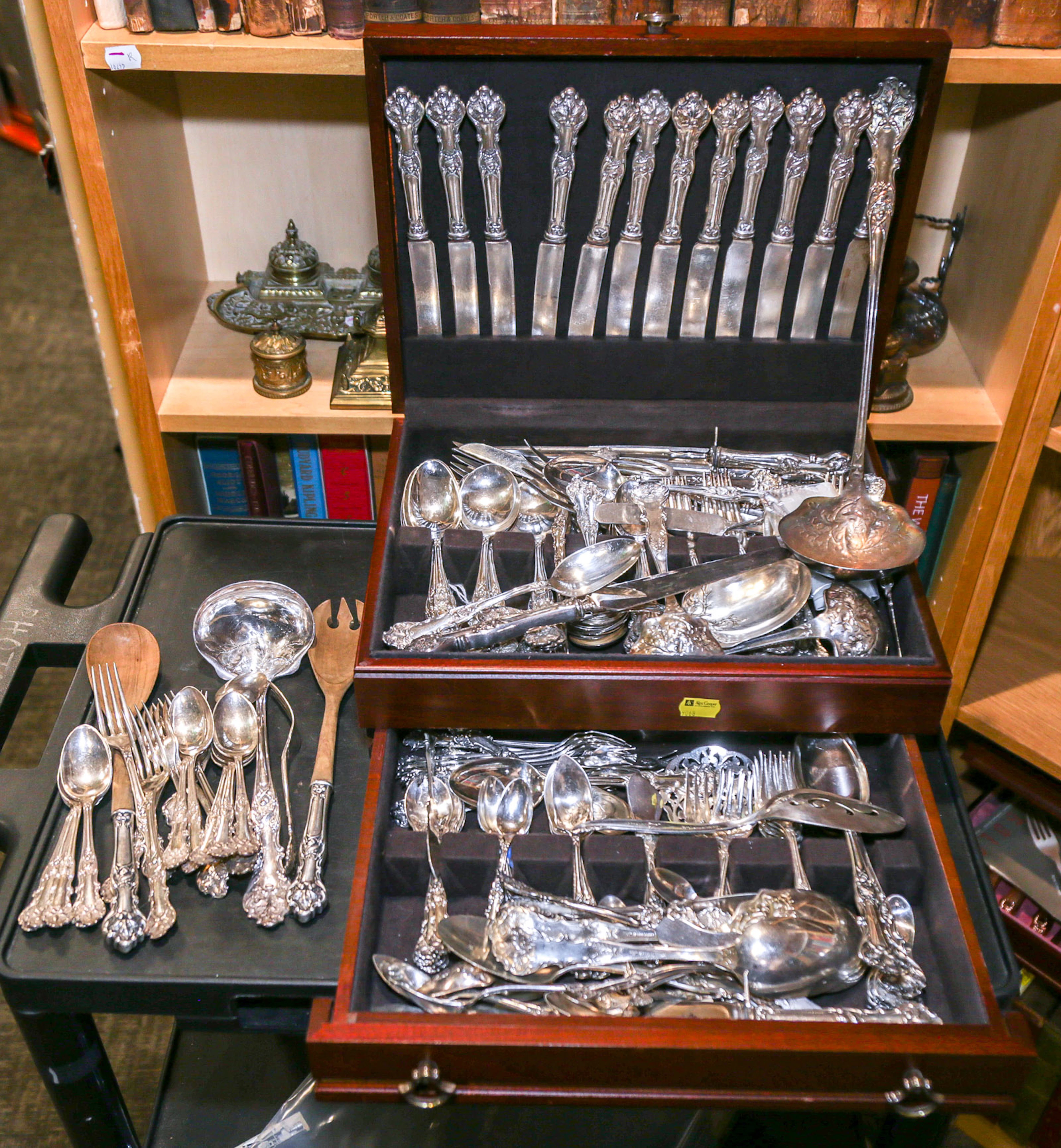 A Large Set of Rogers Bros. Plated Flatware