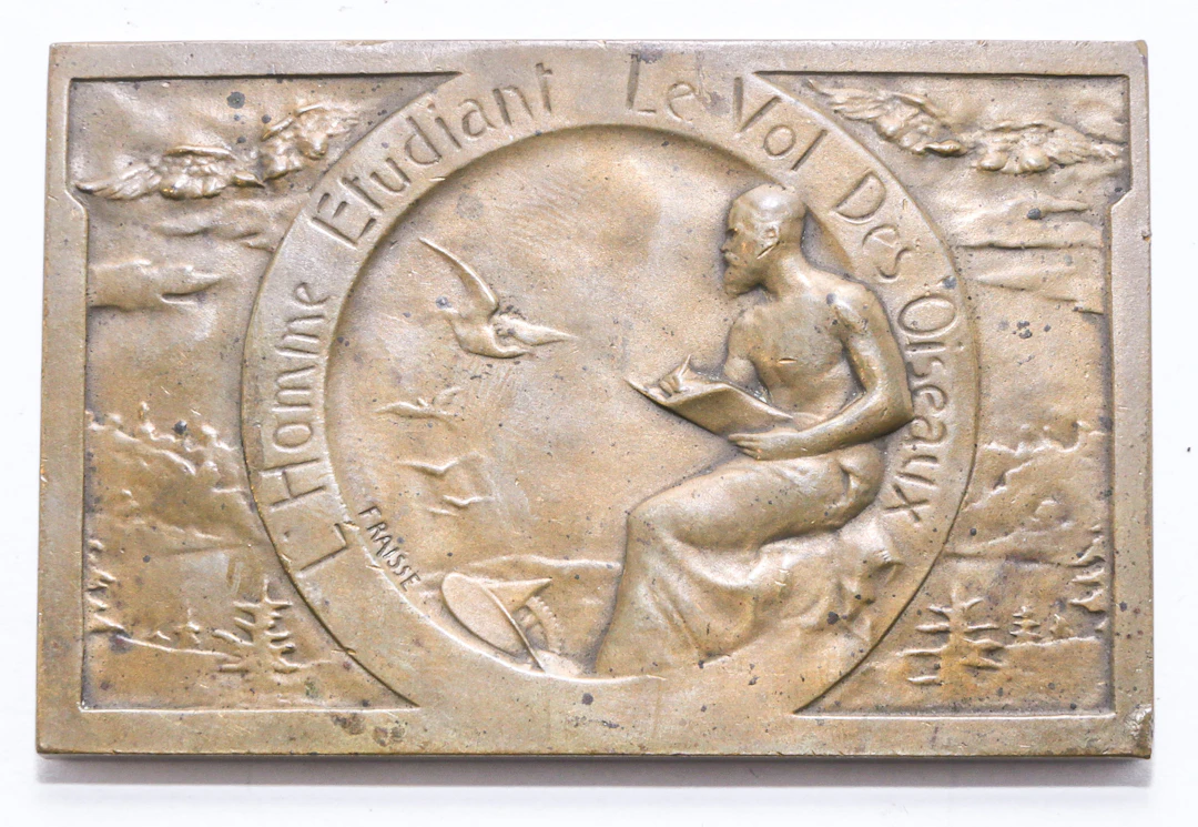 A French Bronze Plaque