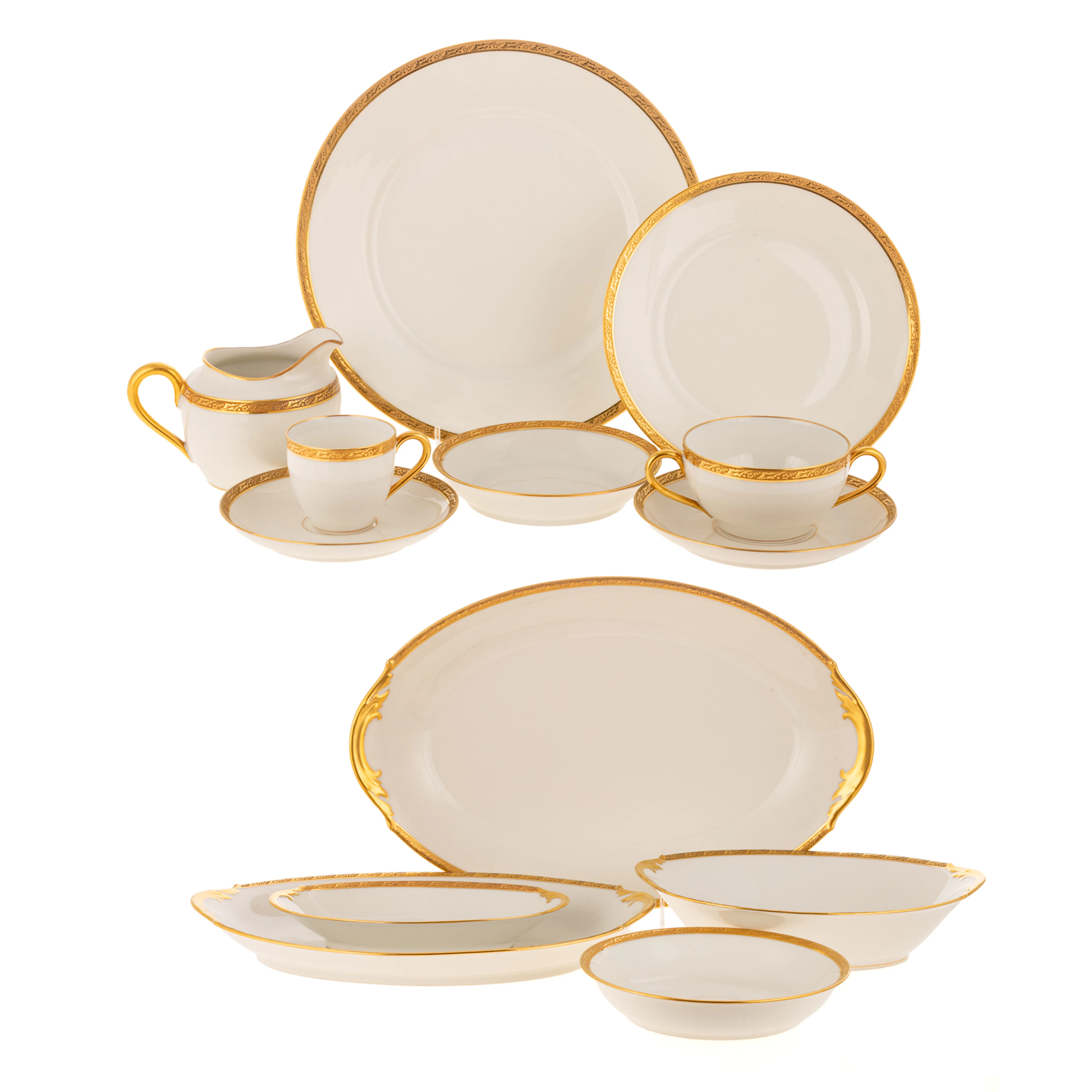 A Lazarus Straus & Sons Limoges Partial Service