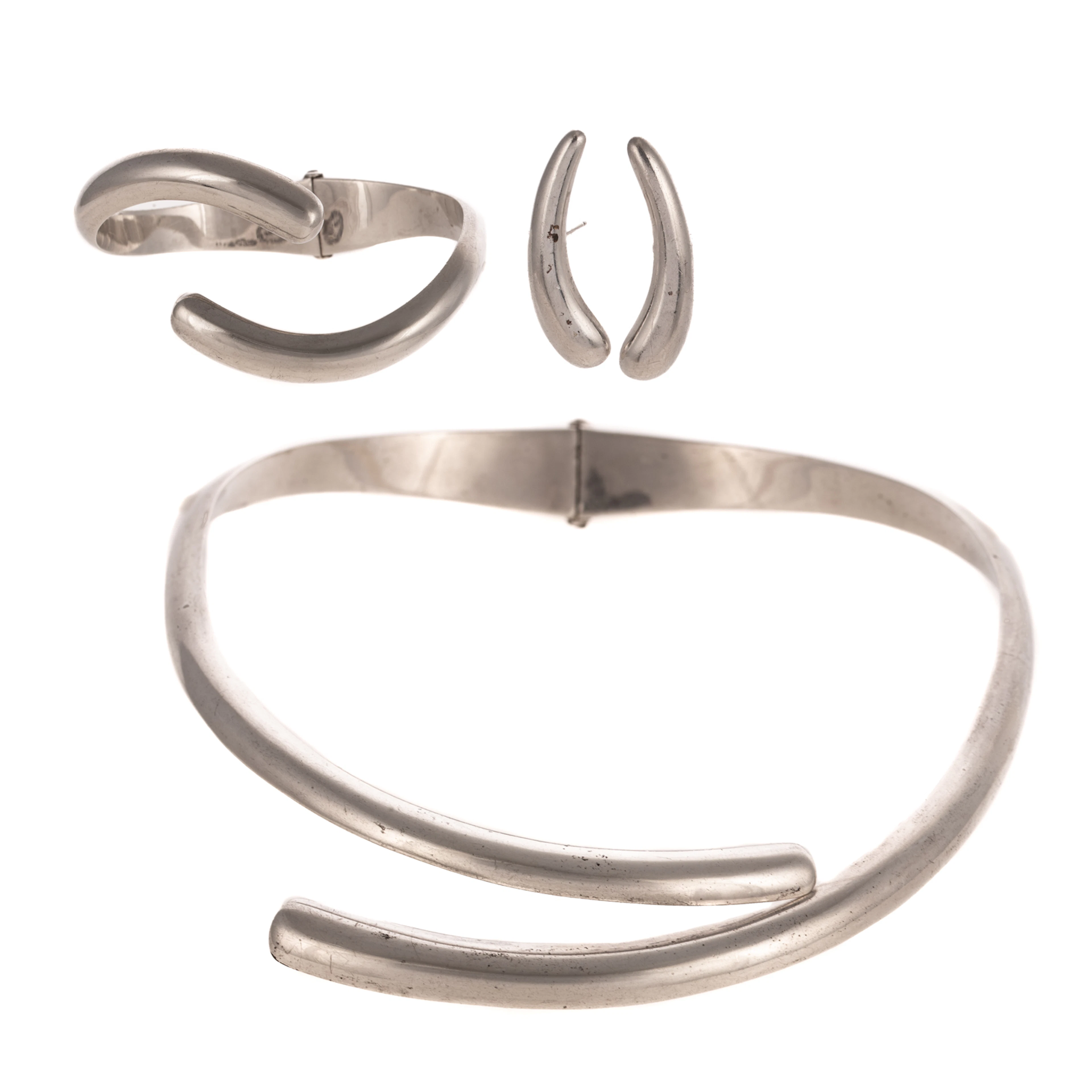 A Sigi Pineda Suite of Sterling Silver Jewelry