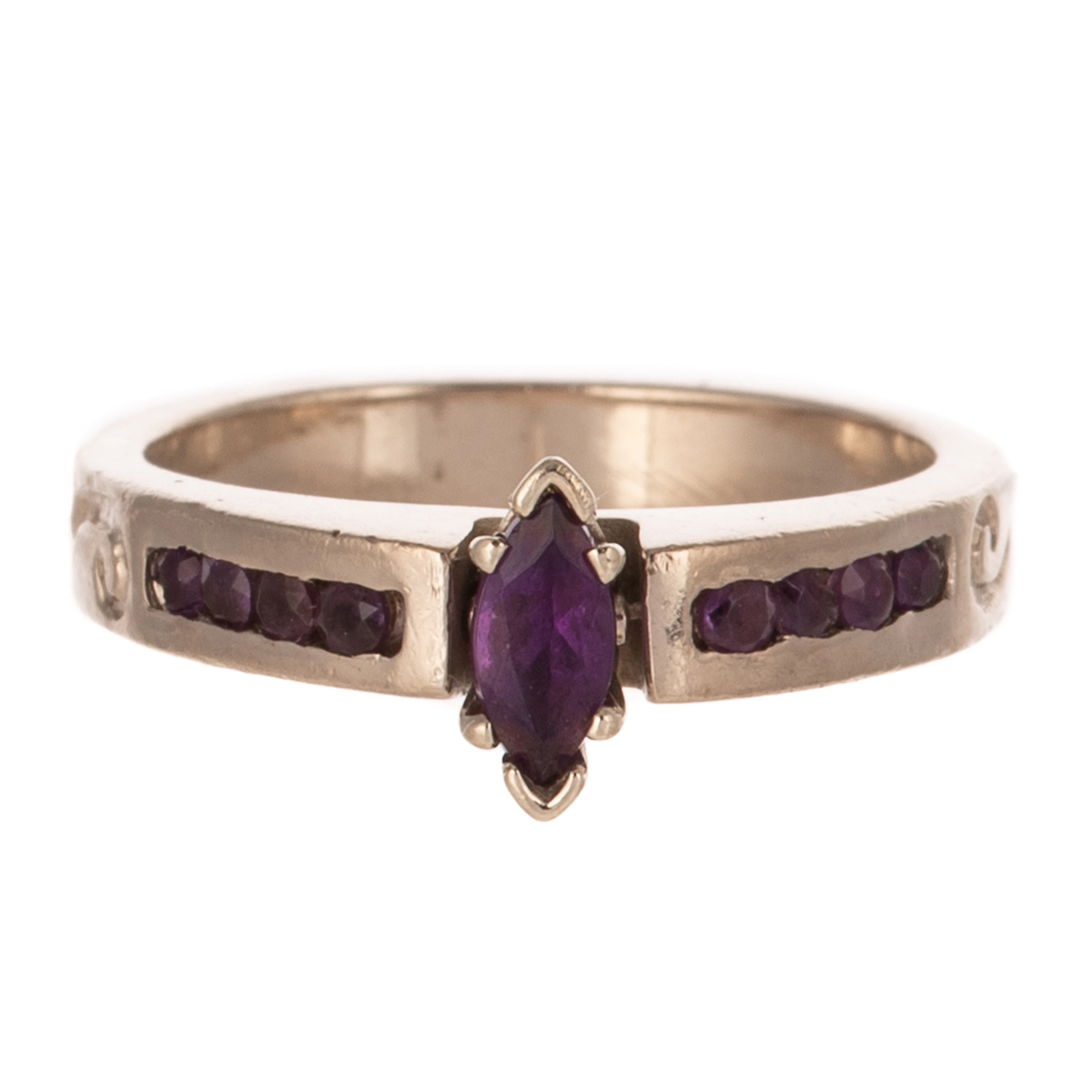 An Amethyst Ring in 14K