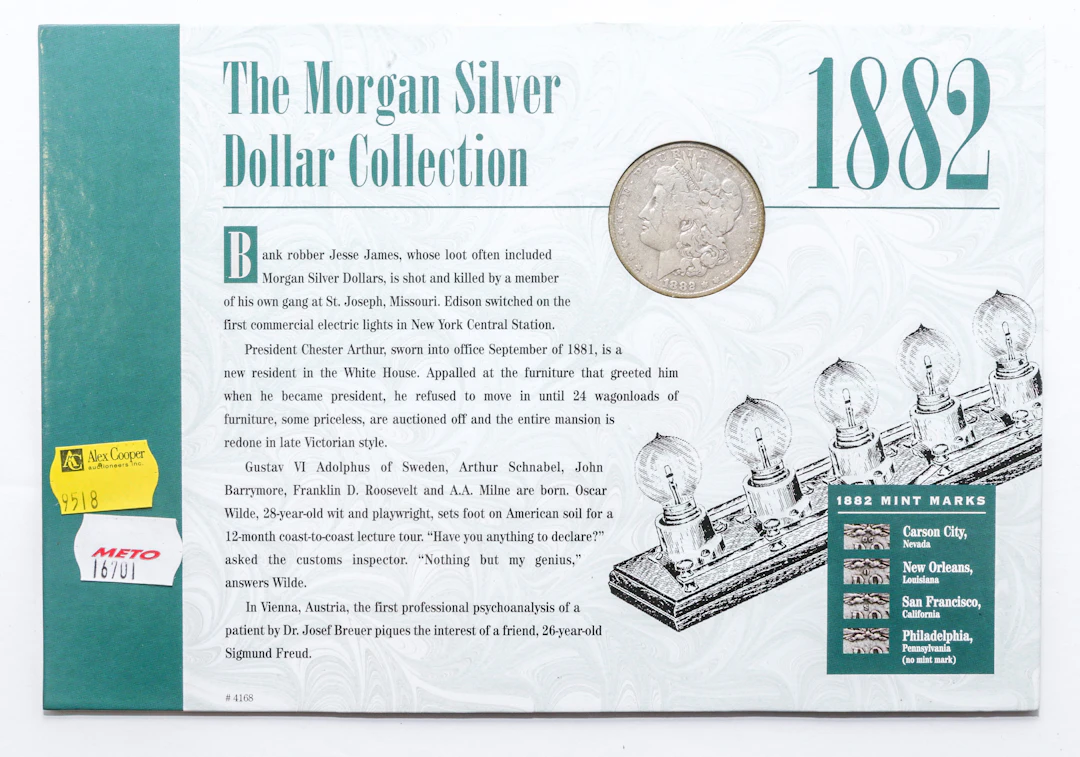 A U.S. Morgan Type Silver Dollar, 1882-O