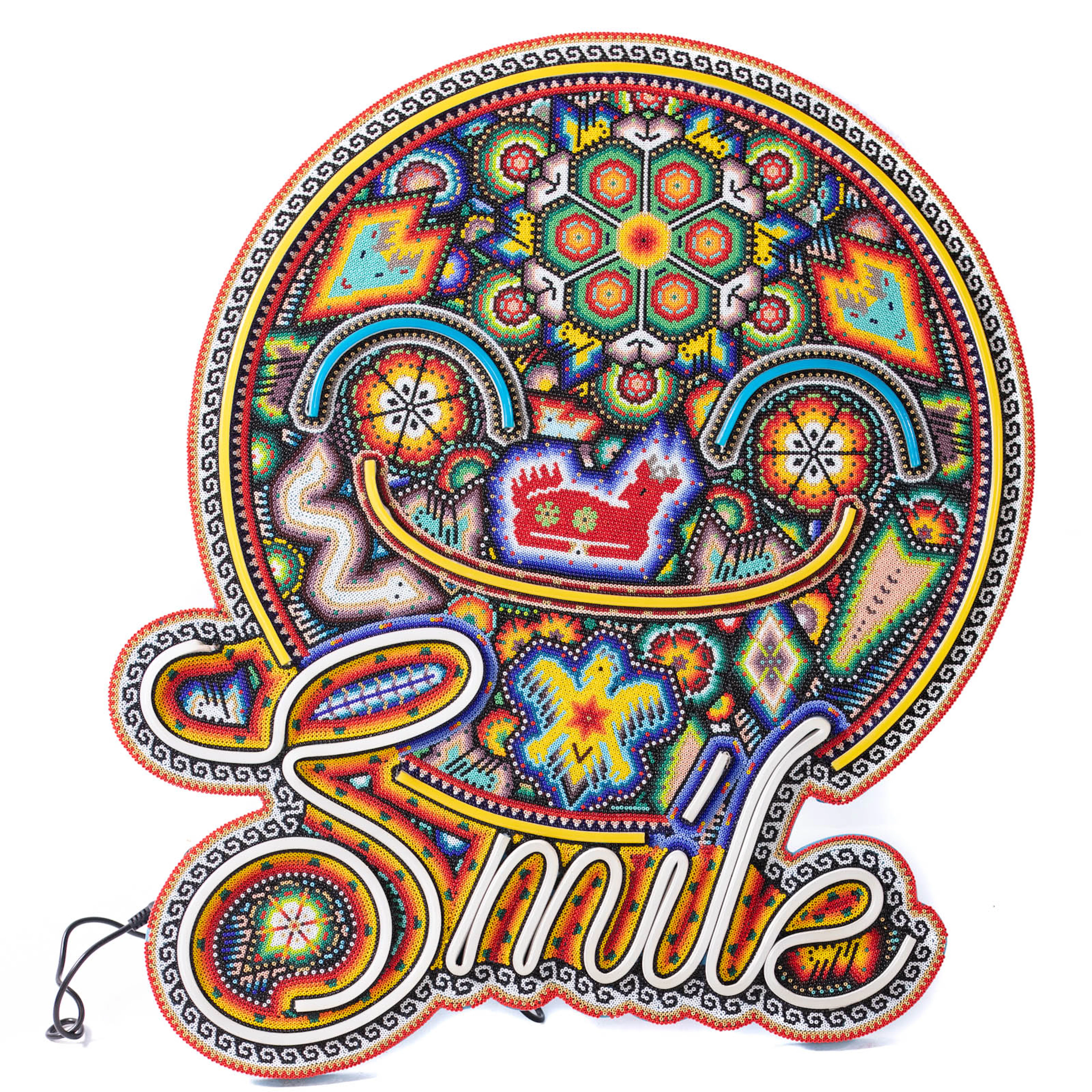 Rick Wolfryd/CHROMA. "Smiling Faces," sculpture