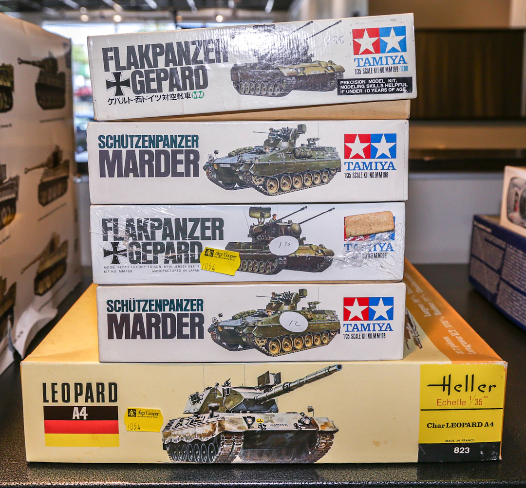 Five Post War German Military Vehicles