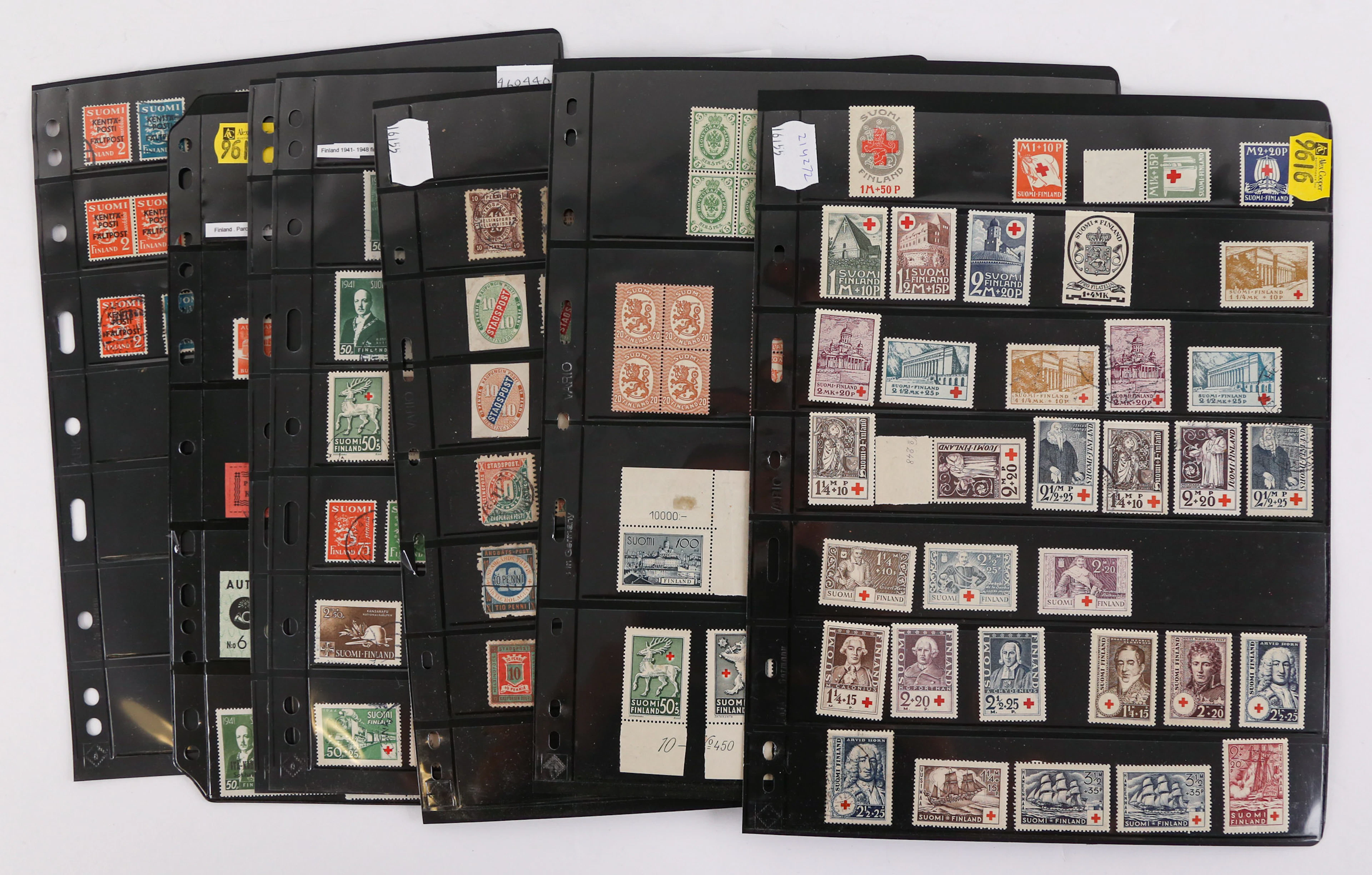 Finland: "Back of Book" & Other Stamps
