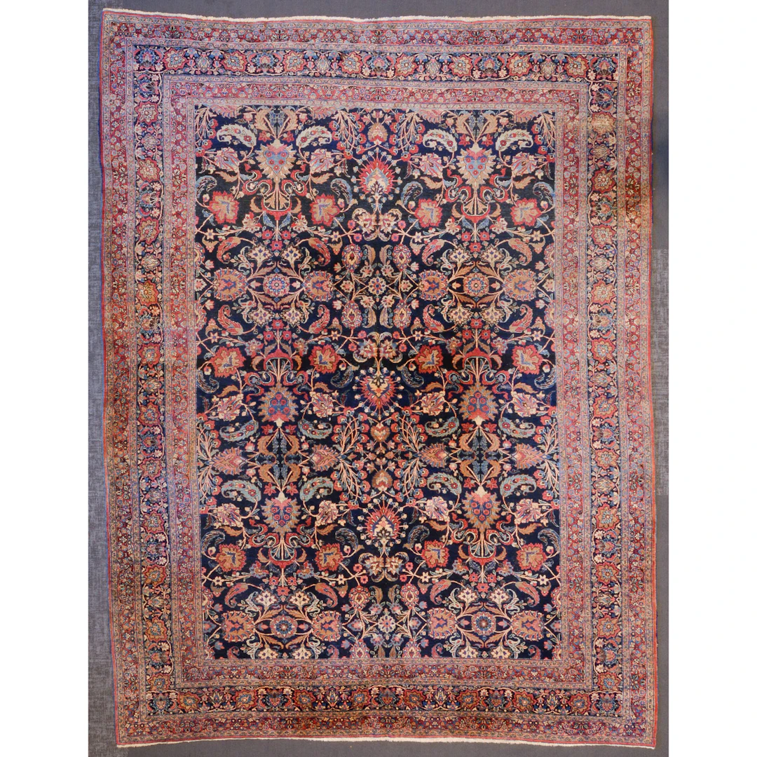 Antique Mashad Carpet, Persia, 10 x 13