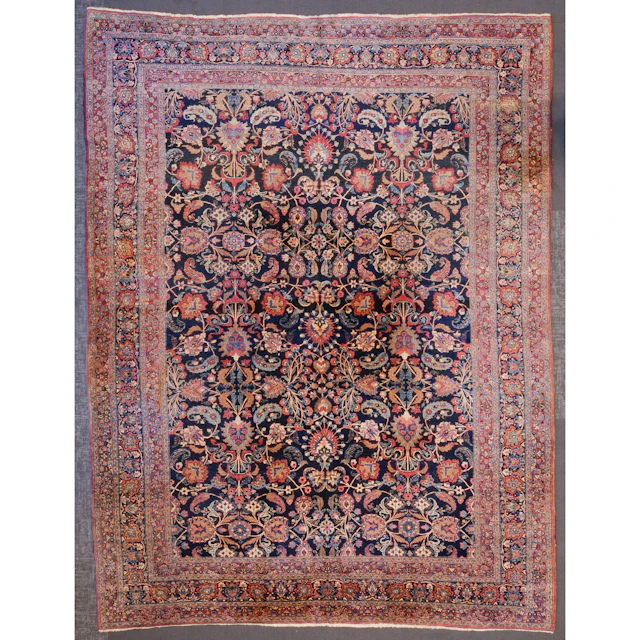 Antique Mashad Carpet, Persia, 10 x 13