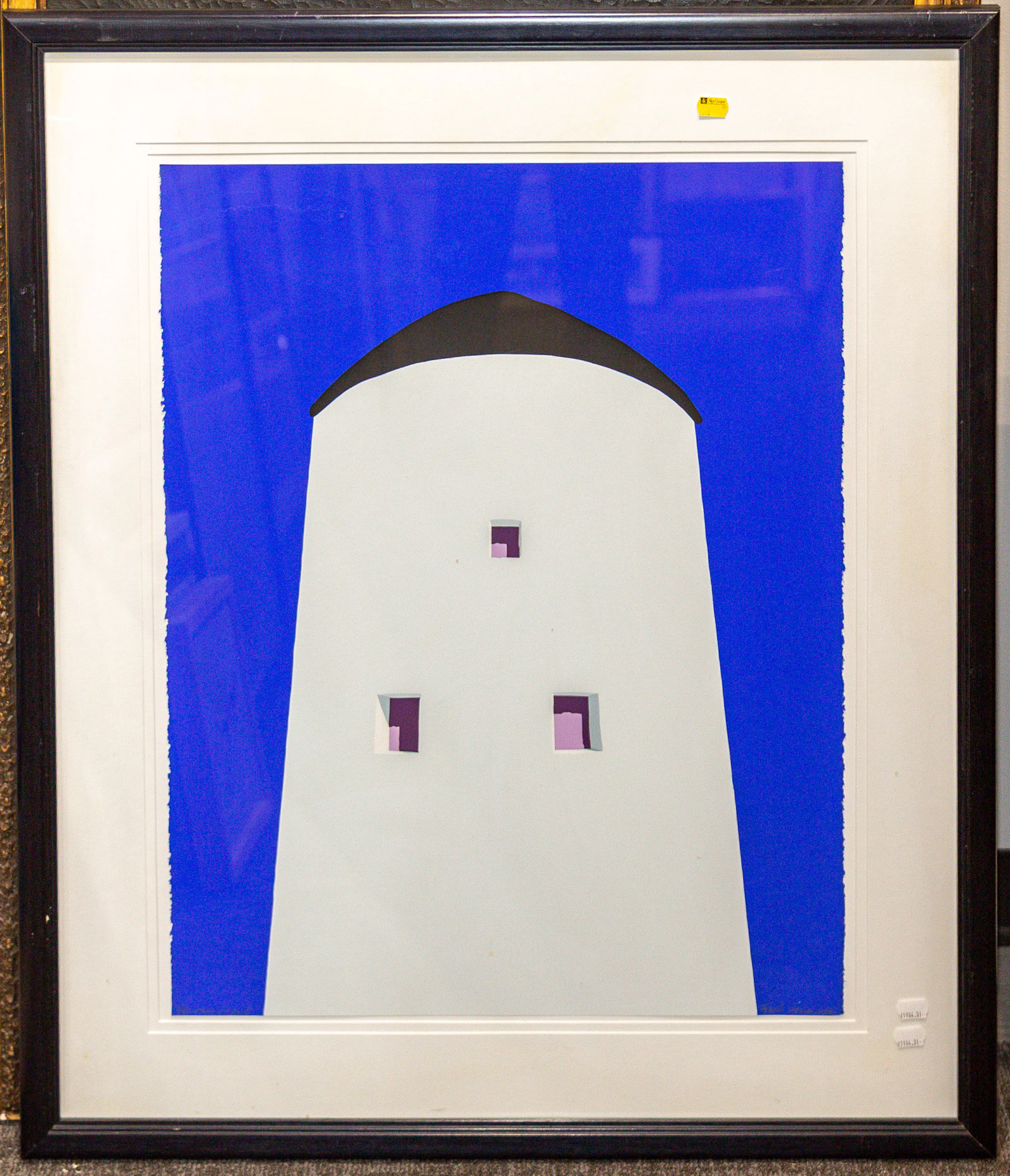 Fermin Hernandez. "Study of Blue," serigraph