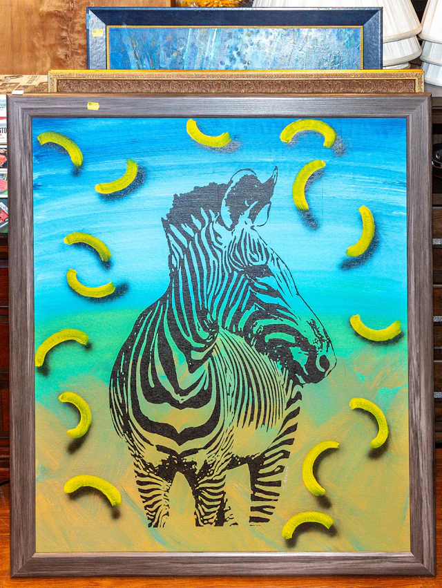 Three Large Decorative Paintings