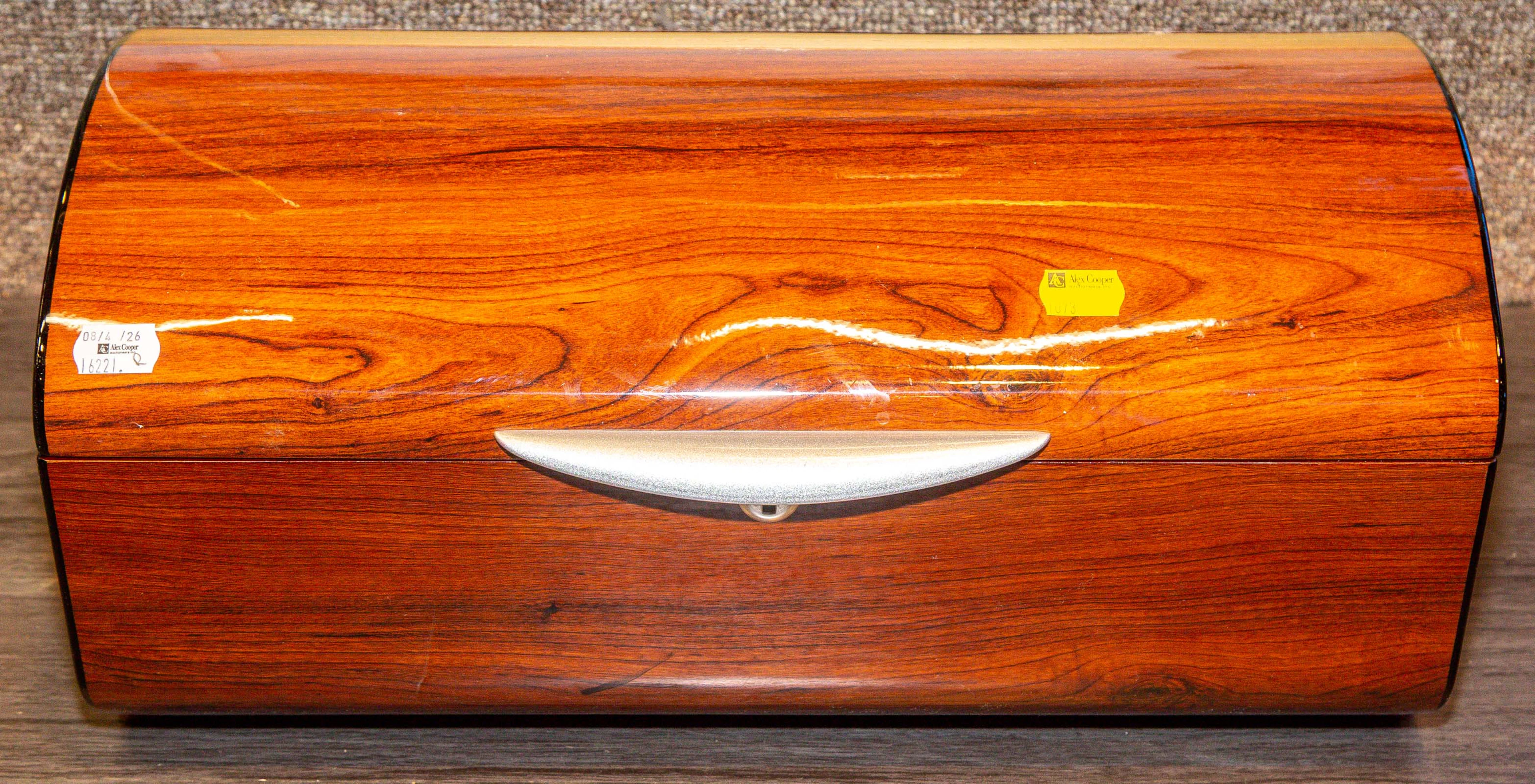 An Art Deco Style Rosewood Humidor