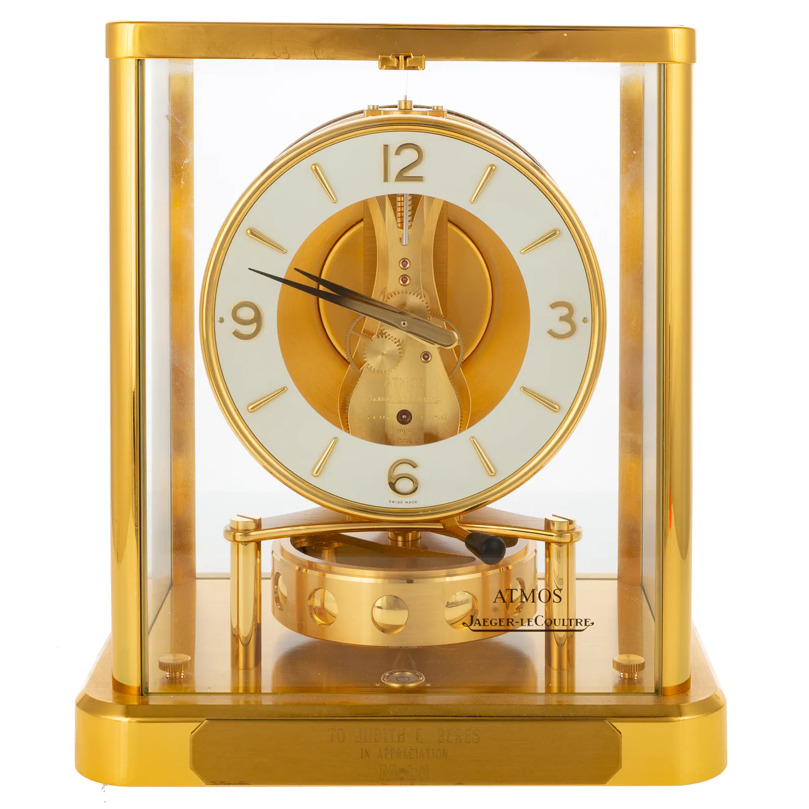 A Jaeger-LeCoultre Atmos Mantel Clock