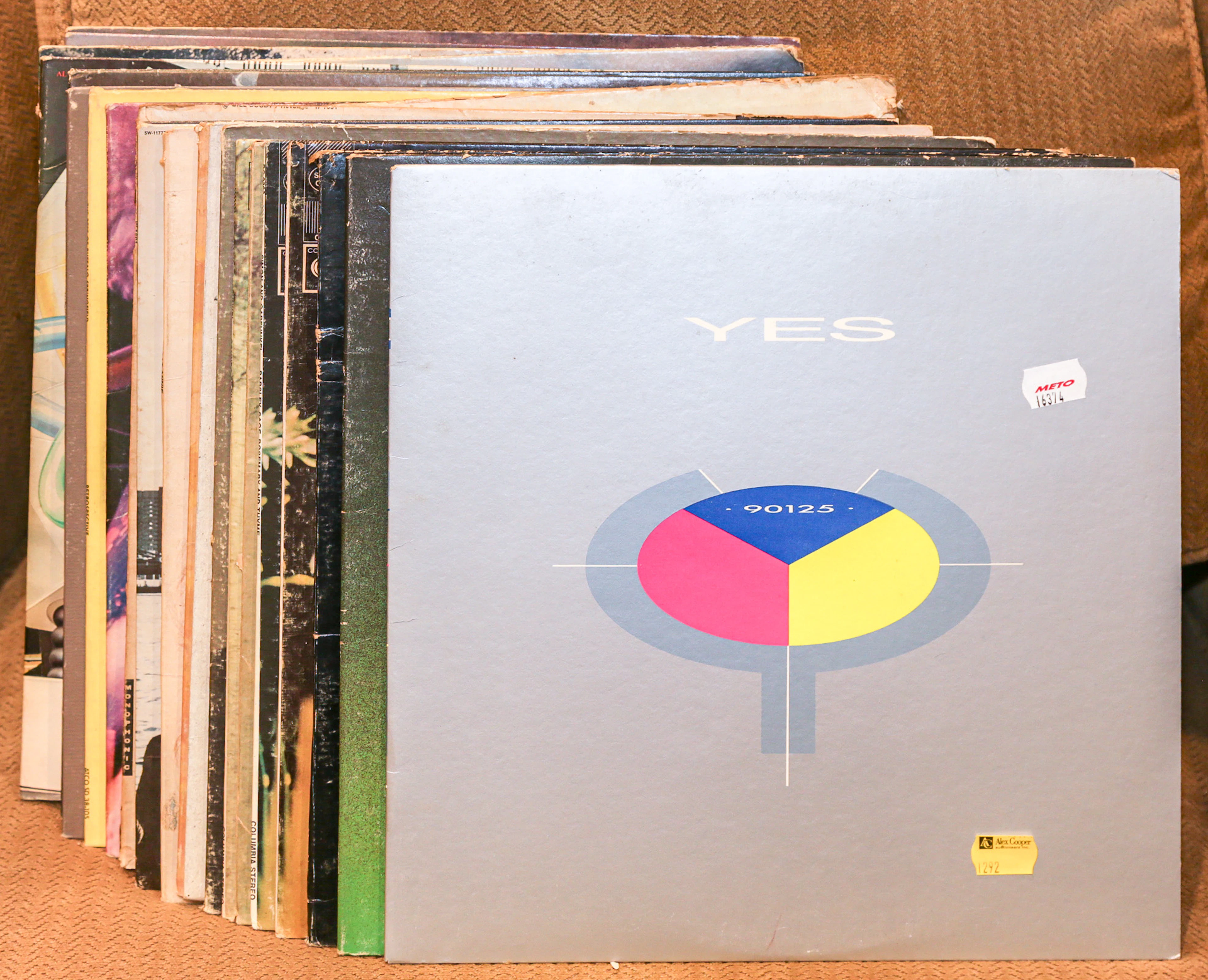 A Group of Classic Rock LP Albums