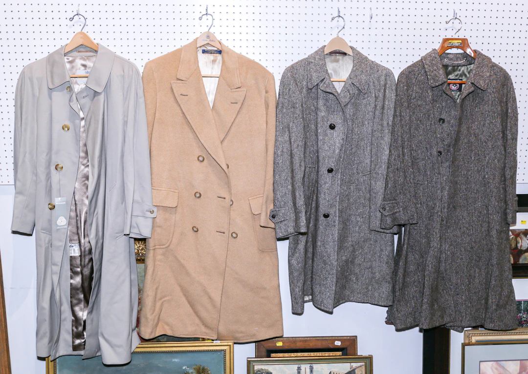 Four Gentlemen's Wool Coats