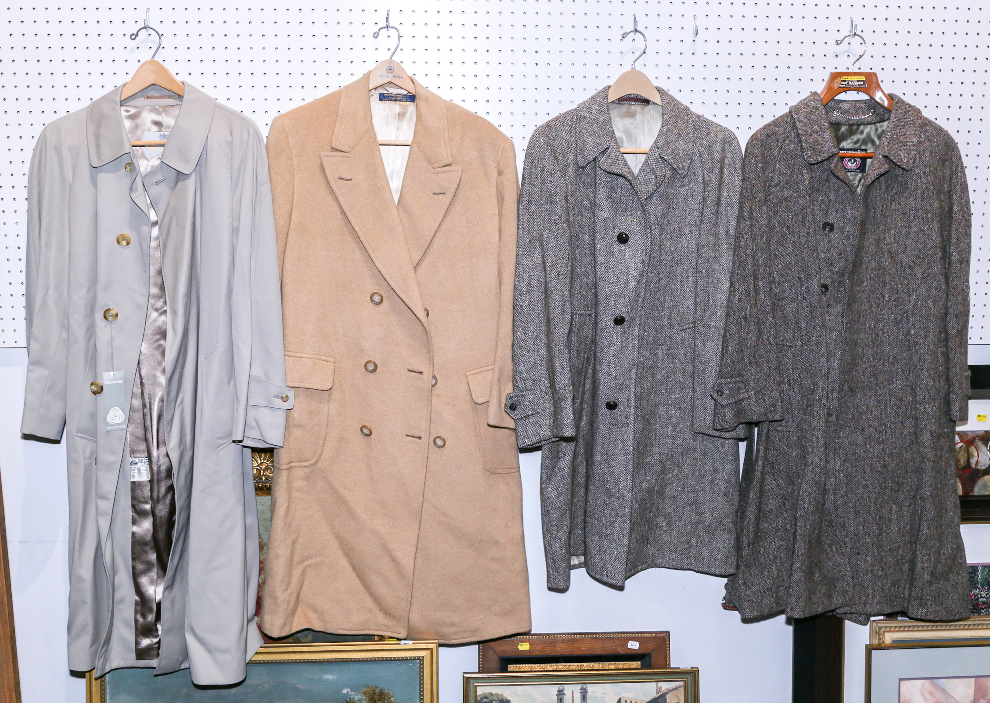 Four Gentlemen's Wool Coats