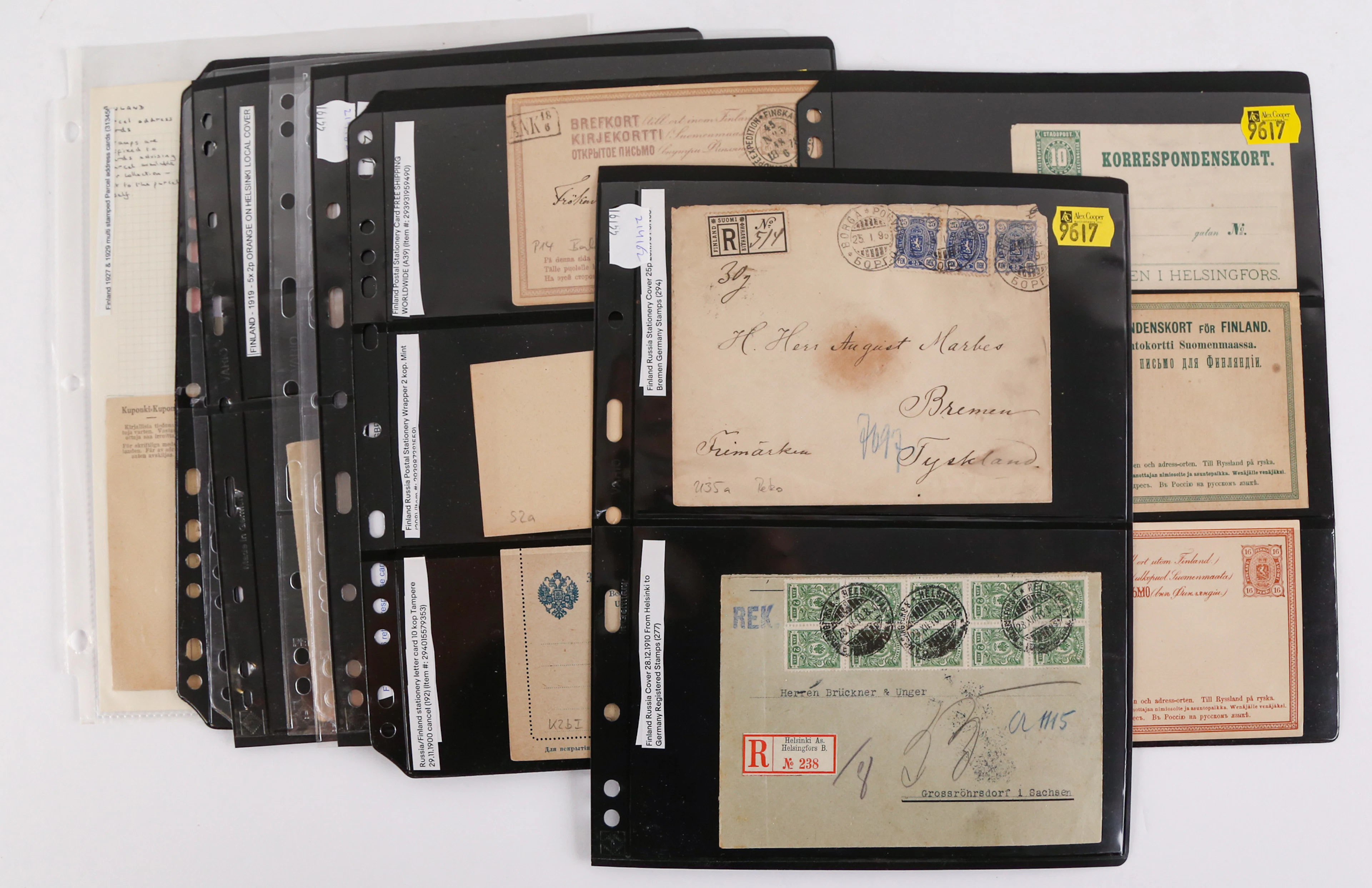 Finland: A Selection of Postal History, 1873-1952