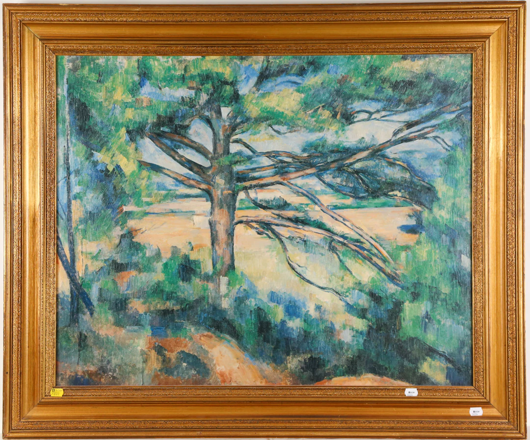 Artograph Reproduction After Paul Cezanne, oil