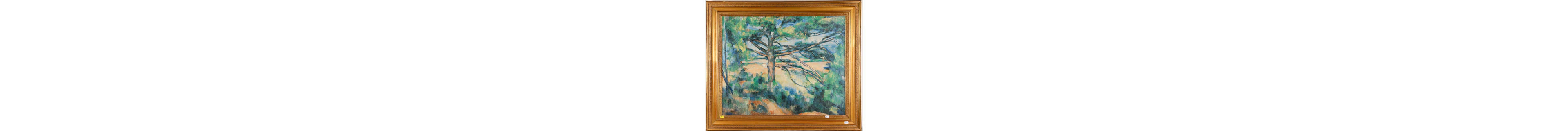Artograph Reproduction After Paul Cezanne, oil