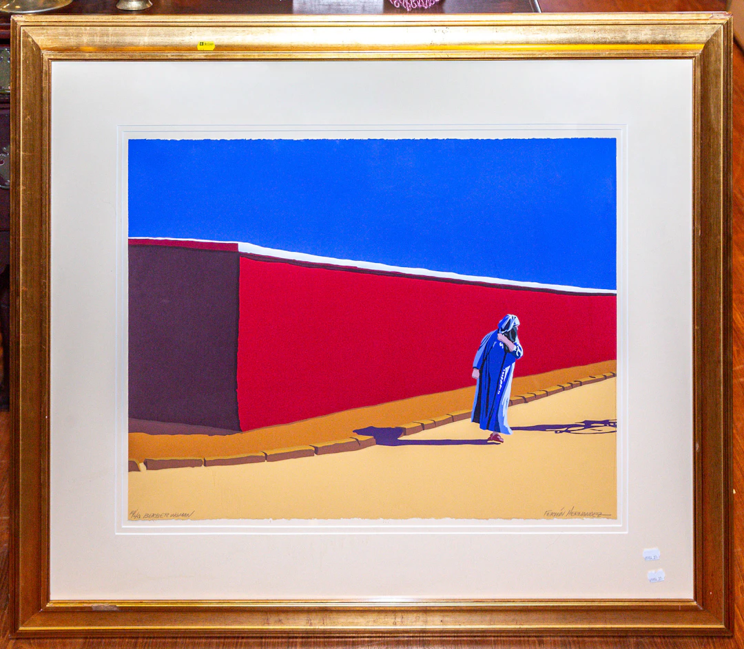 Fermin Hernandez, "Berber Woman," Serigraph