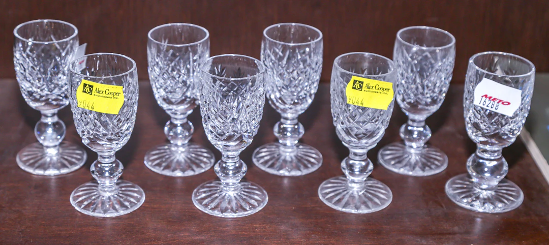 Eight Waterford "Donegal" Liqueur Stems